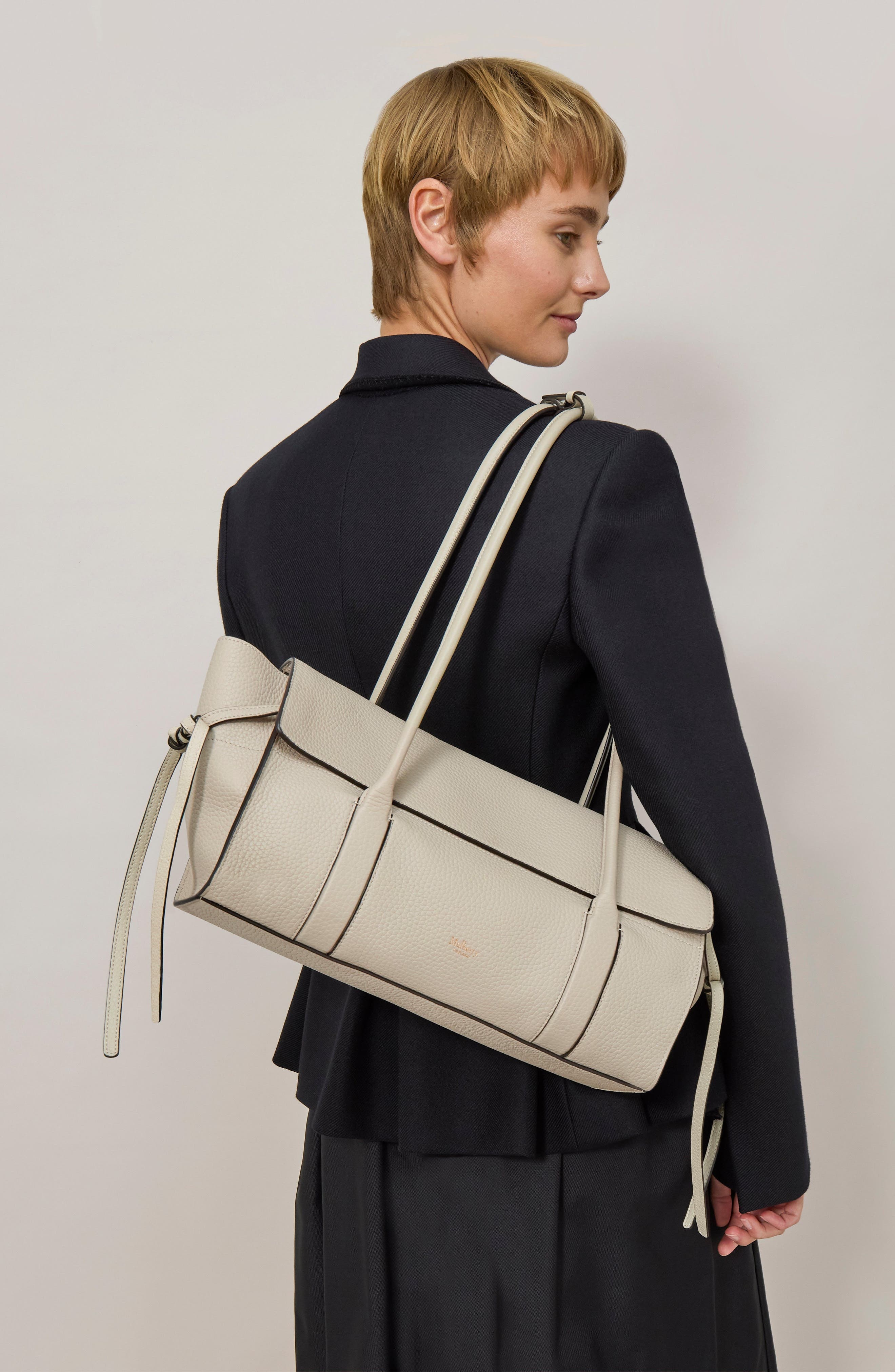 Small Soft Bayswater Leather Satchel - 2