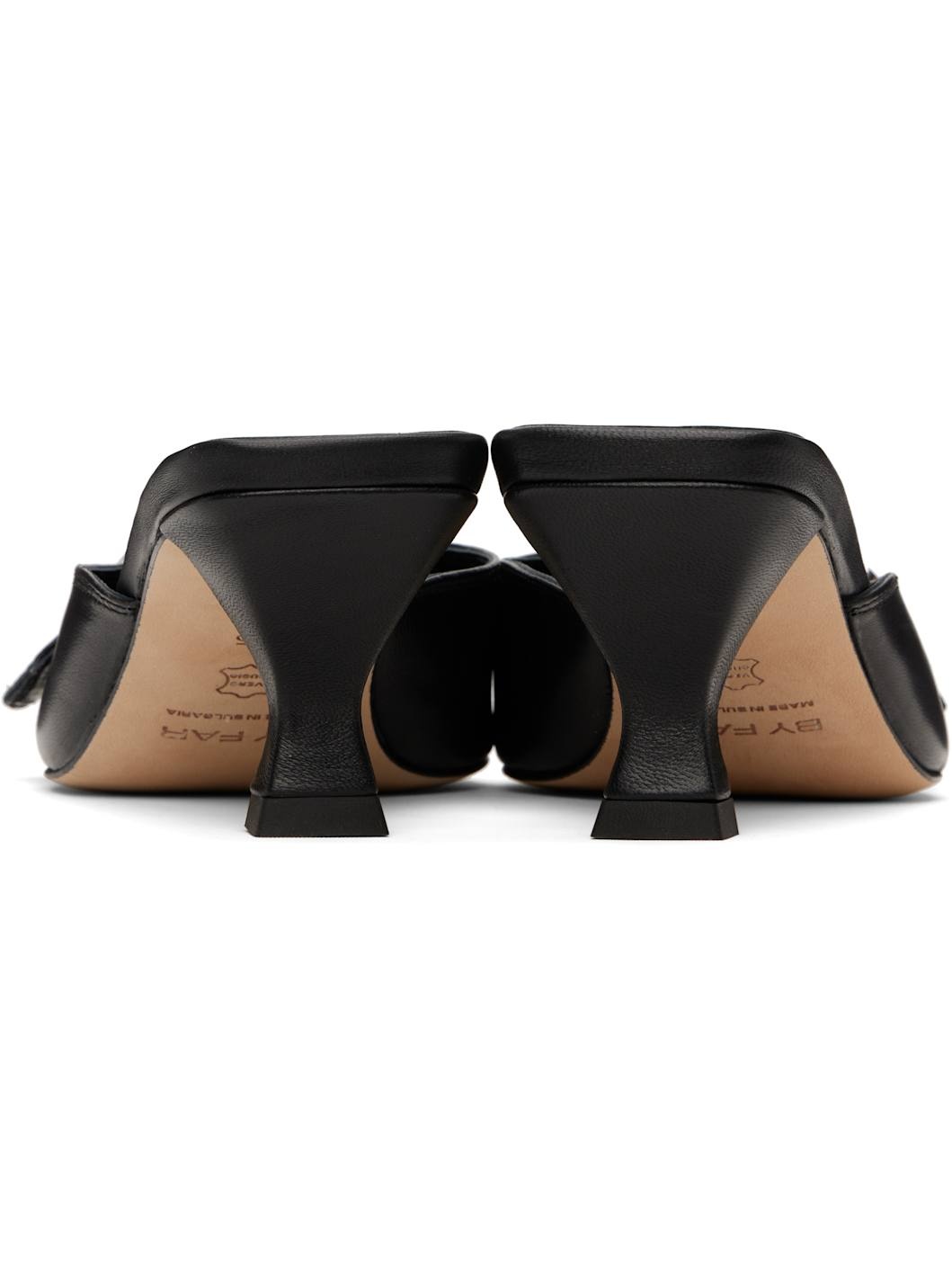 Black Evelyn Mules - 2