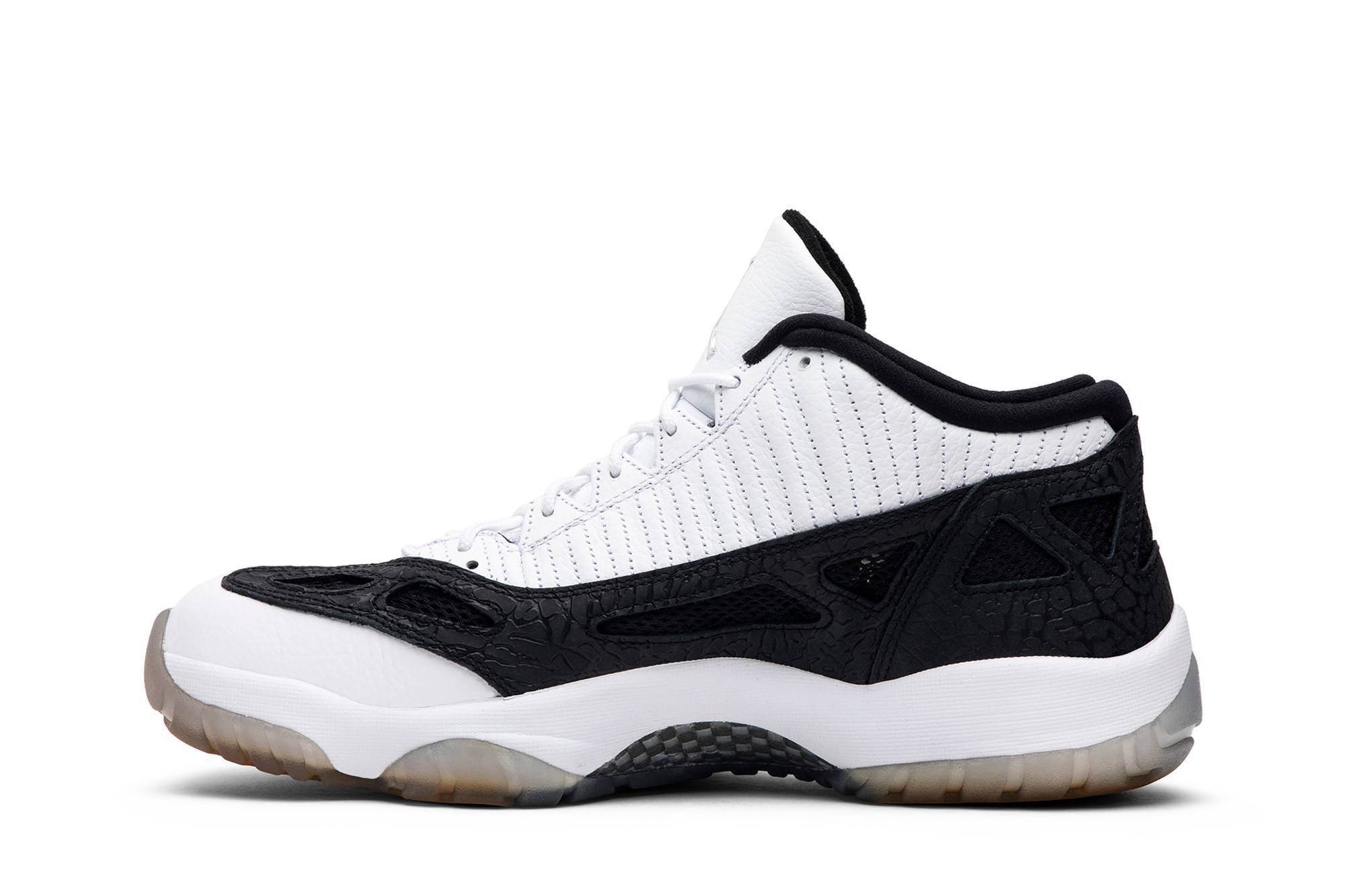 Air Jordan 11 Retro Low IE 'White Black' - 3