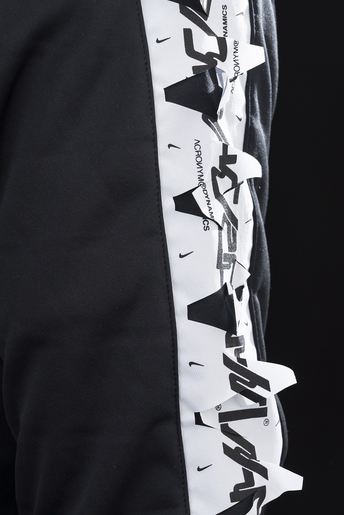 GGG-J1-010 Nike® Acronym® Track Jacket Knit BLACK/WHITE ] with GGG-P1-010 - 15