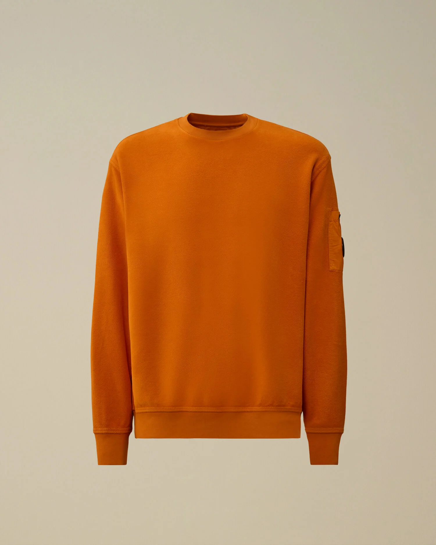 Brushed Emerized Diagonal Fleece Crewneck Sweatshirt - 1