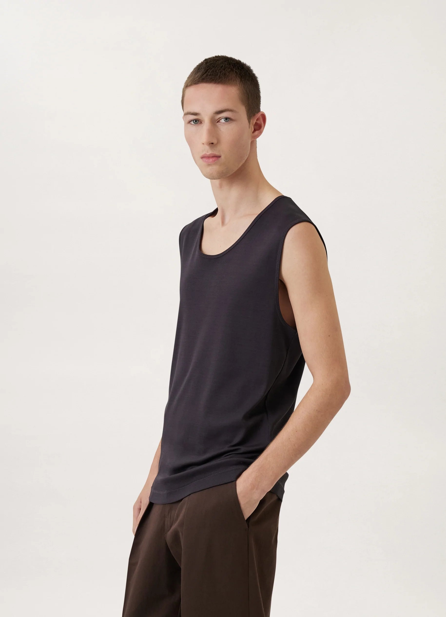 RIBBED TANK TOP
RIB JERSEY - 2