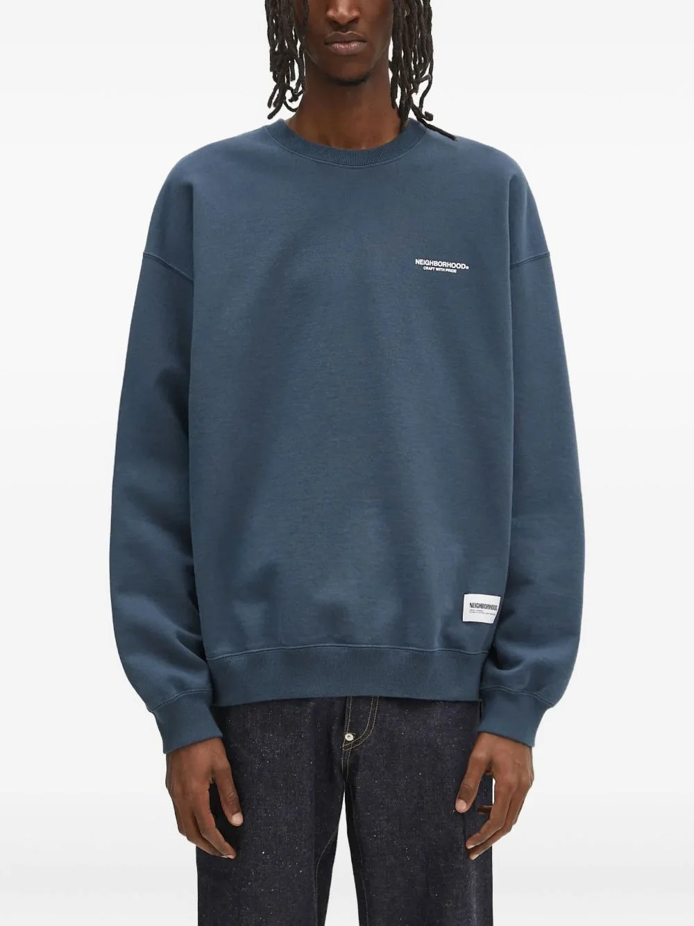 crew neck logo sweatshirt - 1