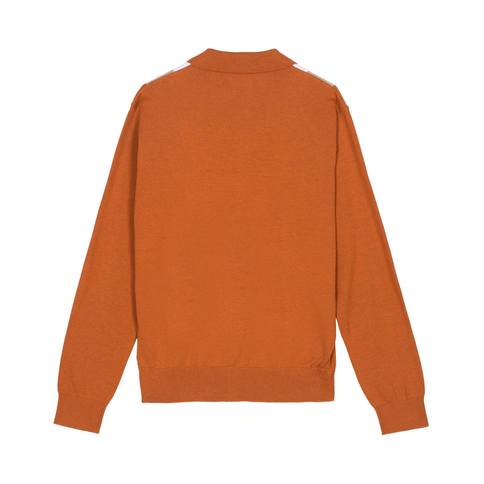 Stussy Color Block Sweater 'Burnt Orange' - 2