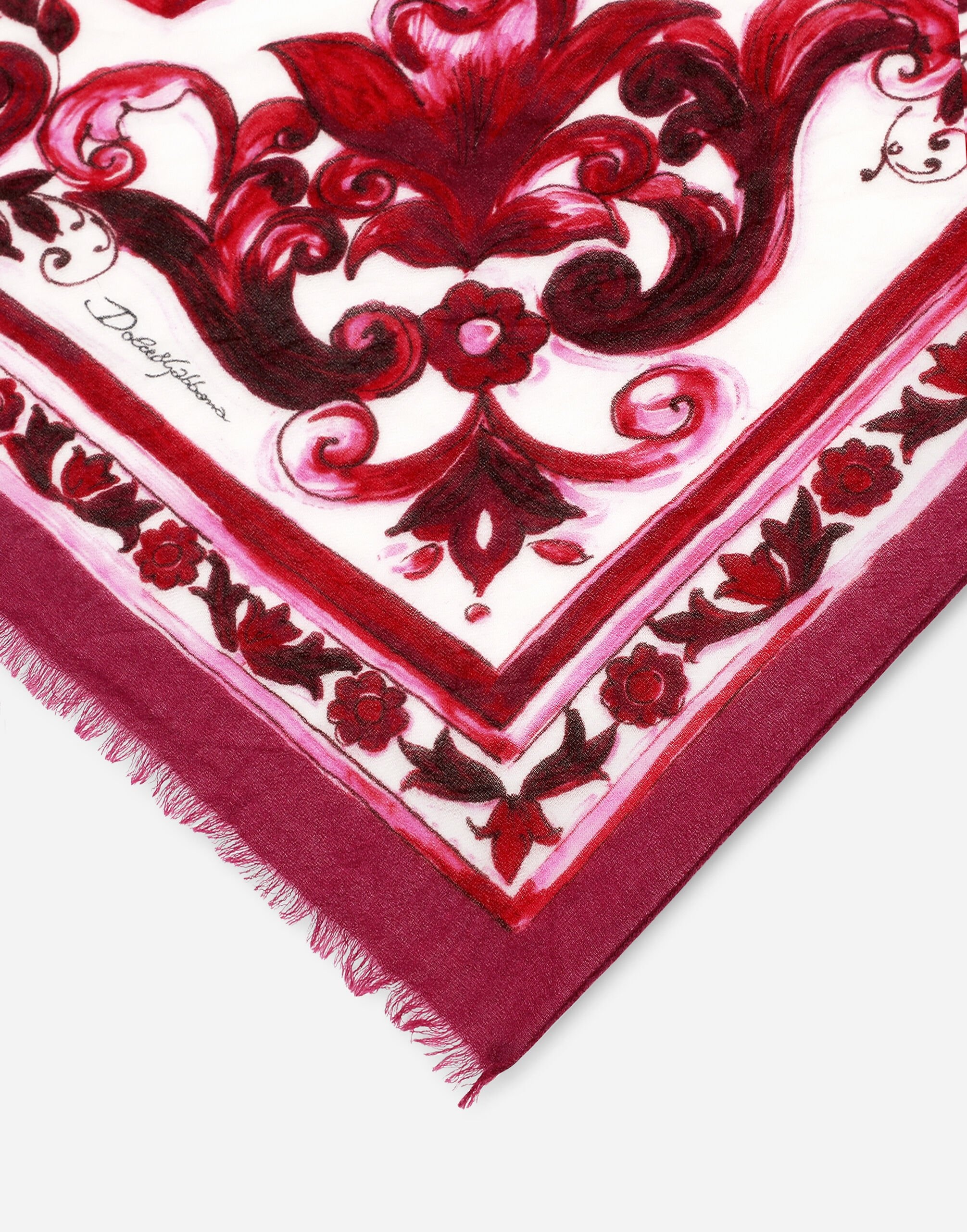 Printed cashmere and modal scarf (135 x 200) - 2