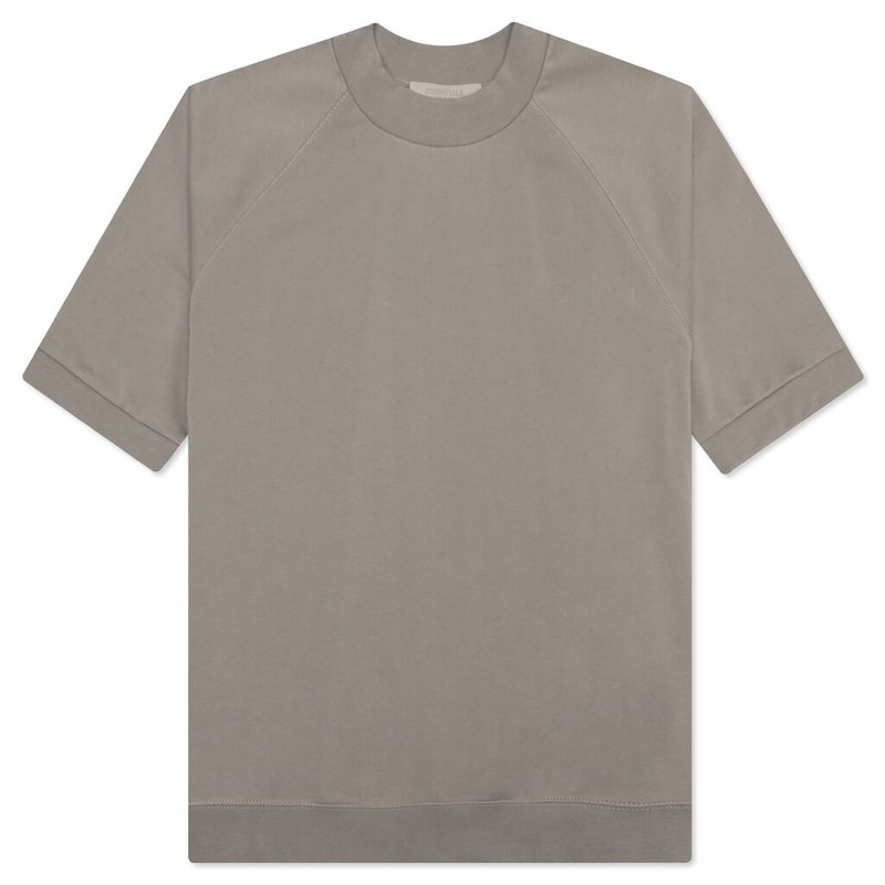 FEAR OF GOD ESSENTIALS S/S SWEATSHIRT - DESERT TAUPE - 1