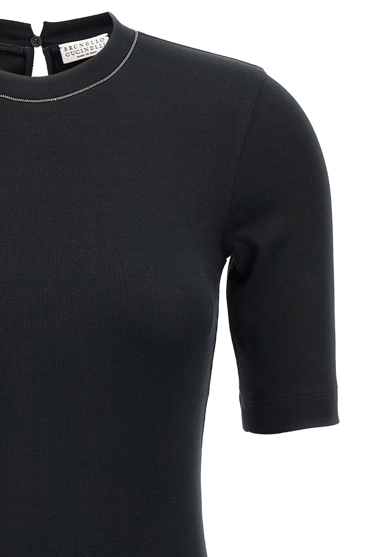 Monile ribbed T-shirt - 3