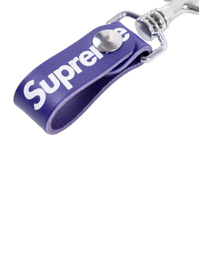 Supreme logo-print key loop outlook