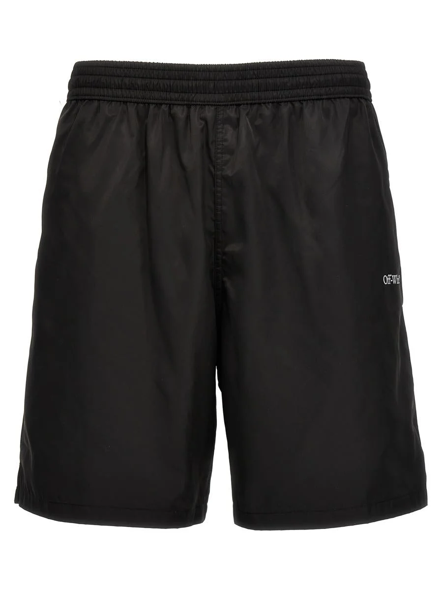 OFF-WHITE 'ARROW SURFER' SWIM SHORTS - 1