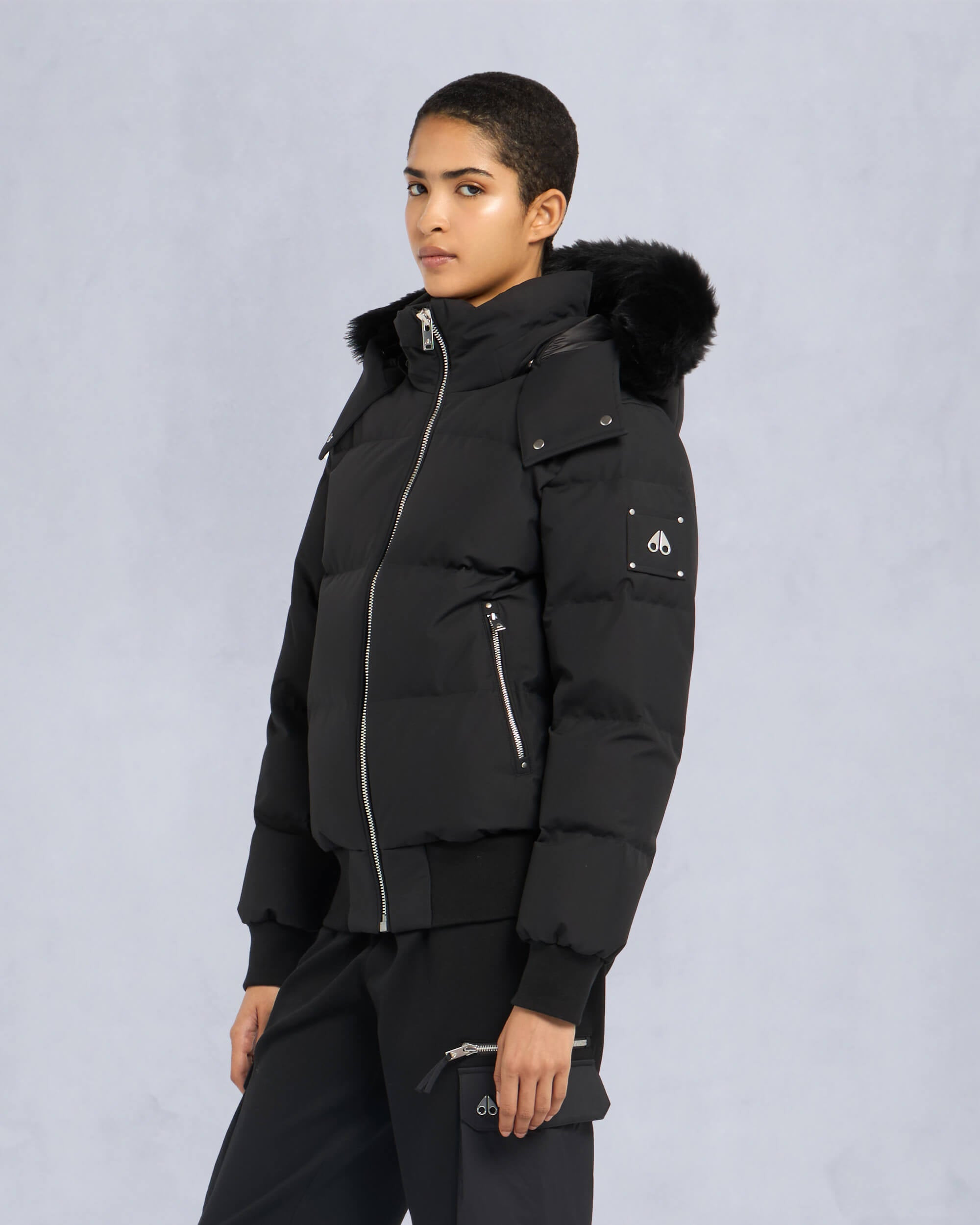 CLOUD SHEARLING BOMBER JACKET - 3