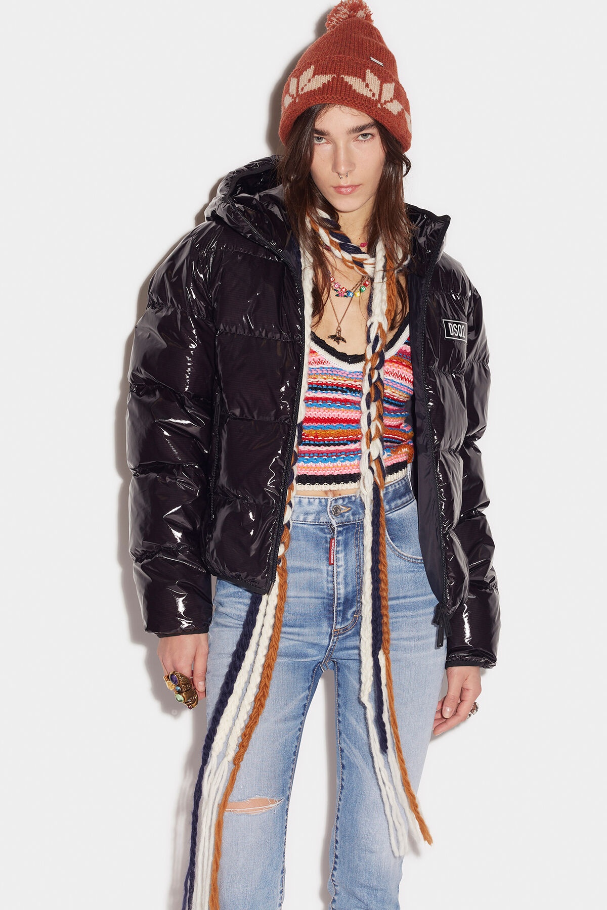 ROCK YOUR ROAD HOODED PUFFER - 1