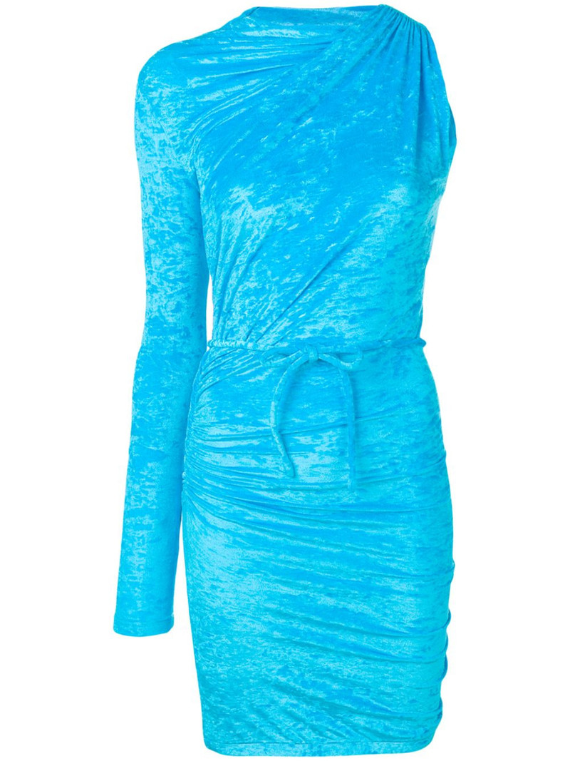 draped mini dress 1