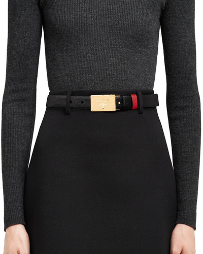 Prada Reversible leather belt outlook