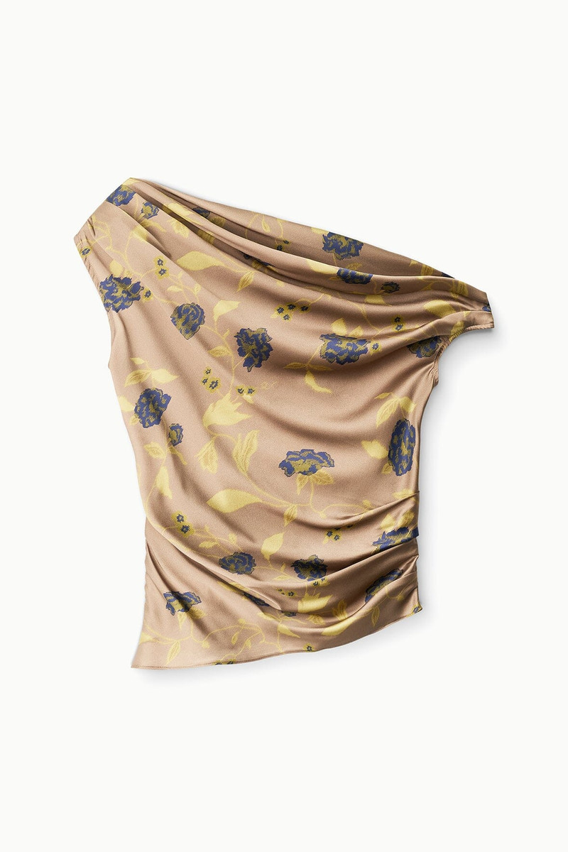 STAUD PHARE SILK TOP VINTAGE FLORAL 1