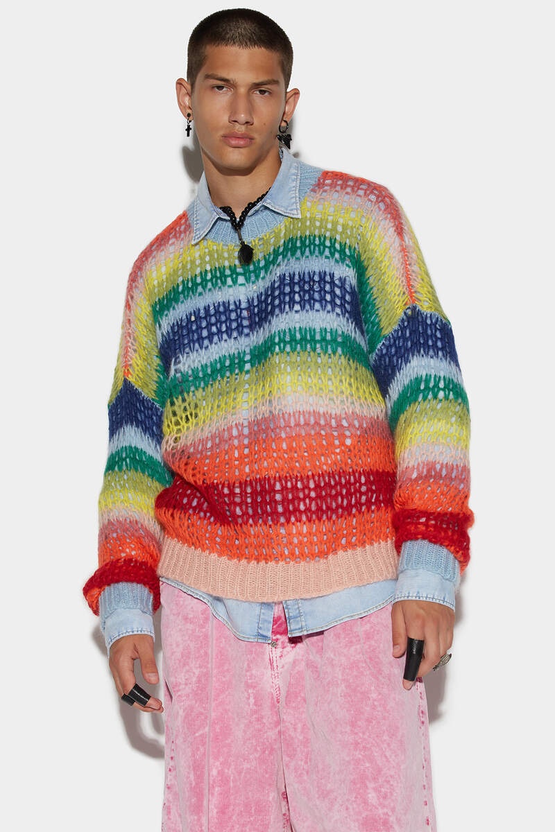 STRIPED SWEATER - 1