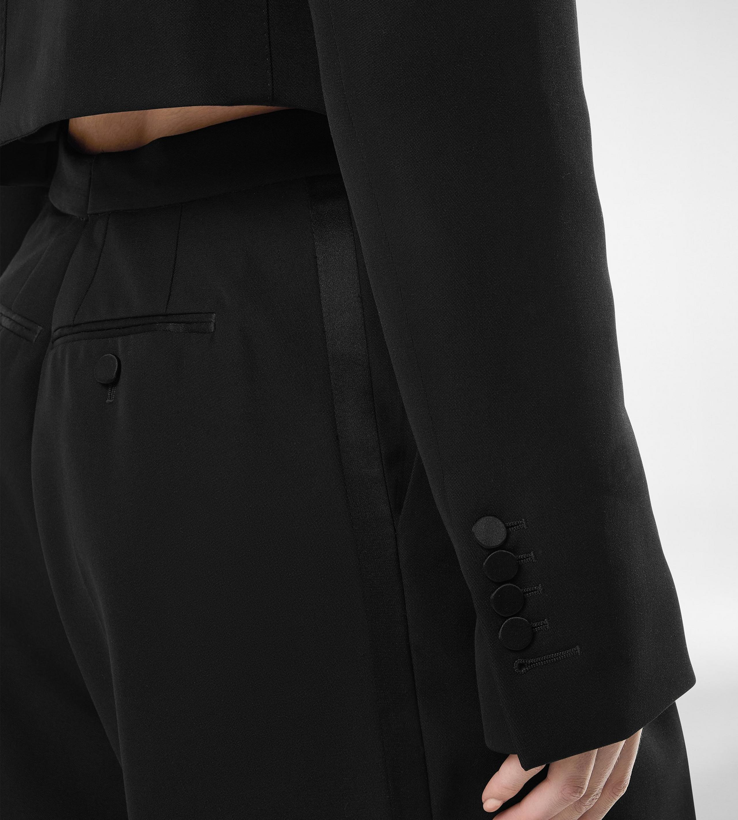 SHARP WOOL TUXEDO JUMPSUIT - 2