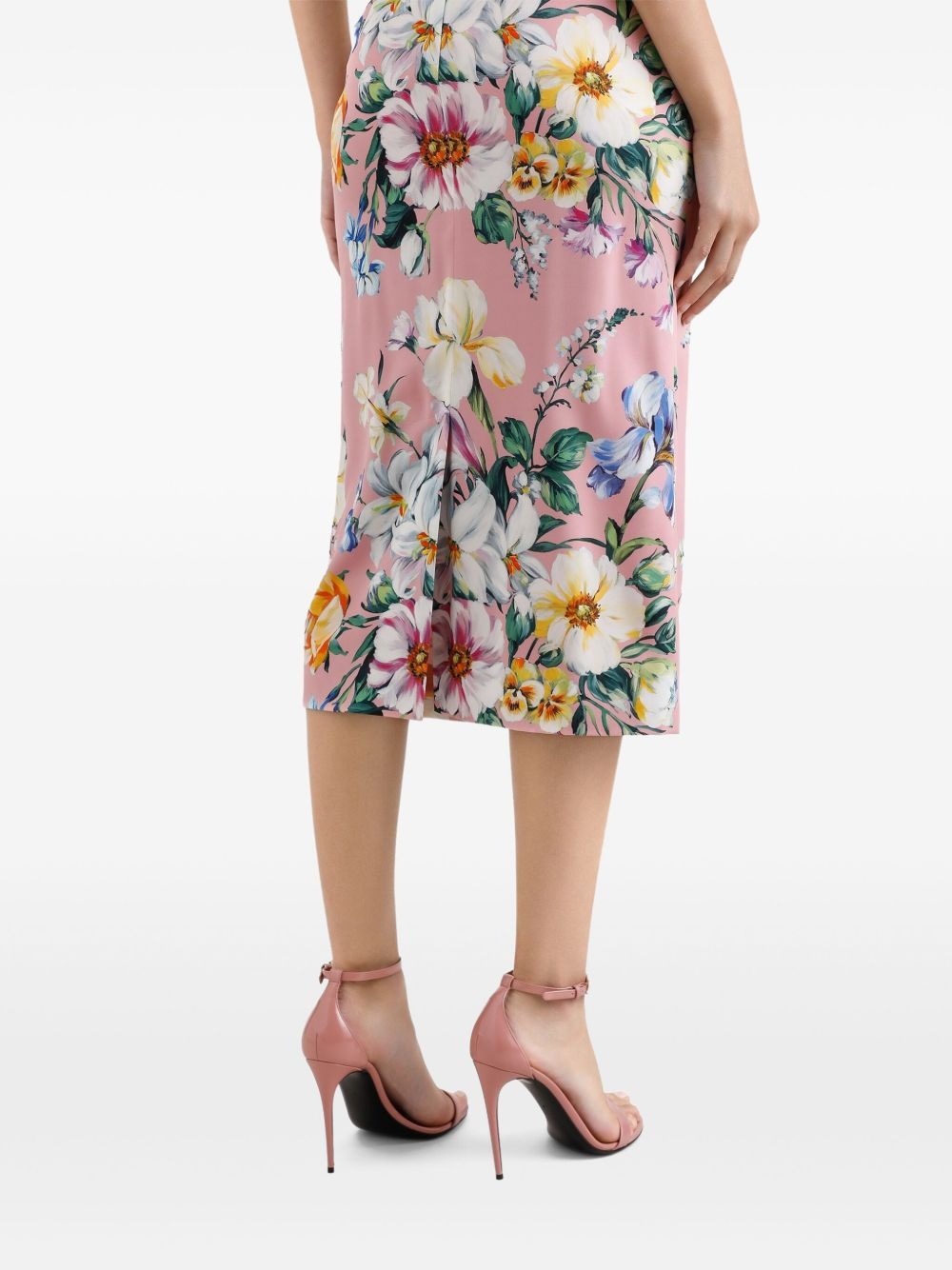 floral-print midi skirt - 5