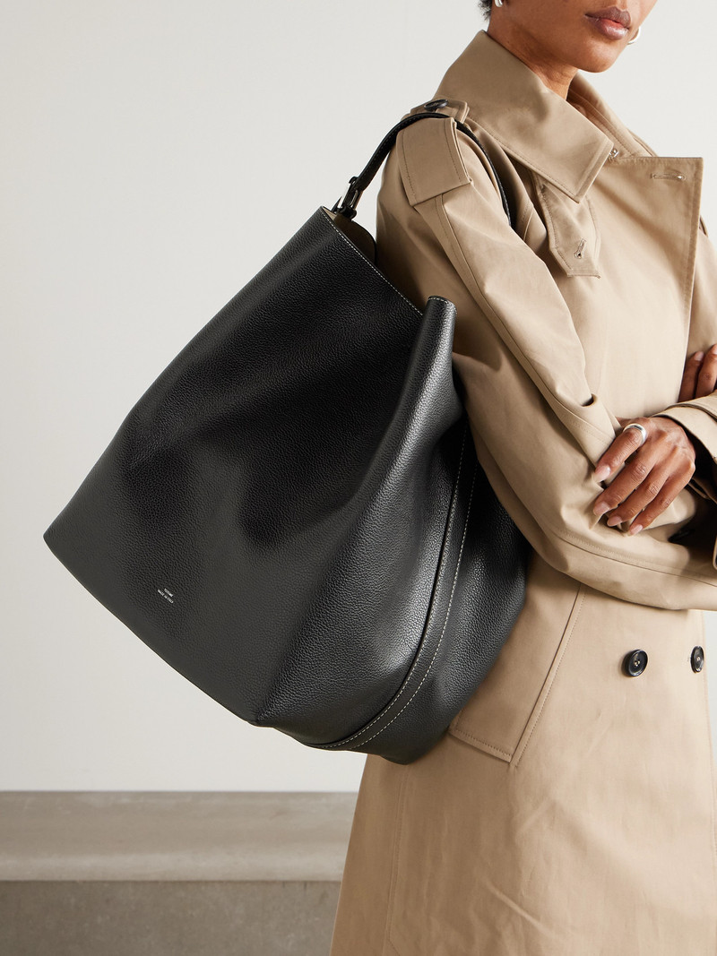 TOTEME Textured-leather Tote outlook