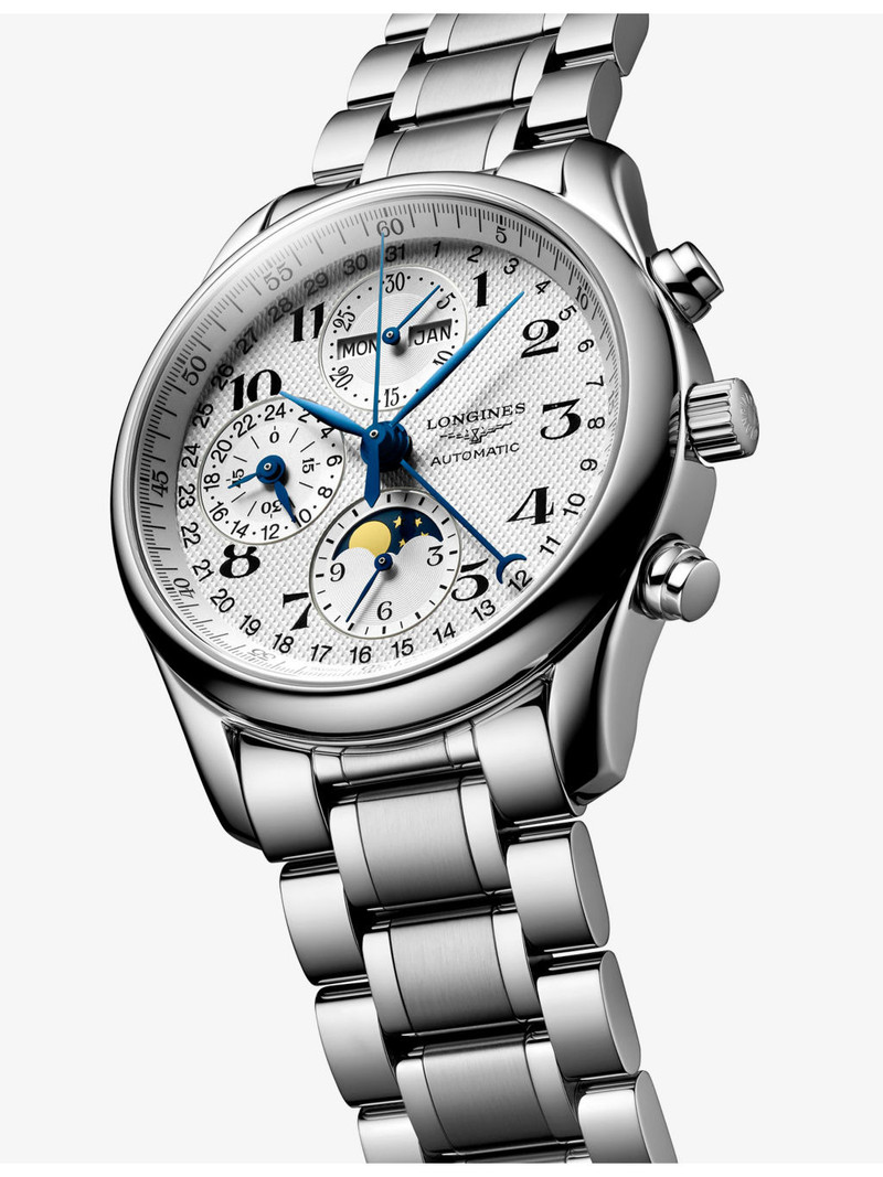 Longines L2.673.4.78.6 Master Collection Chronograph Moonphase Stainless-Steel Automatic Watch outlook
