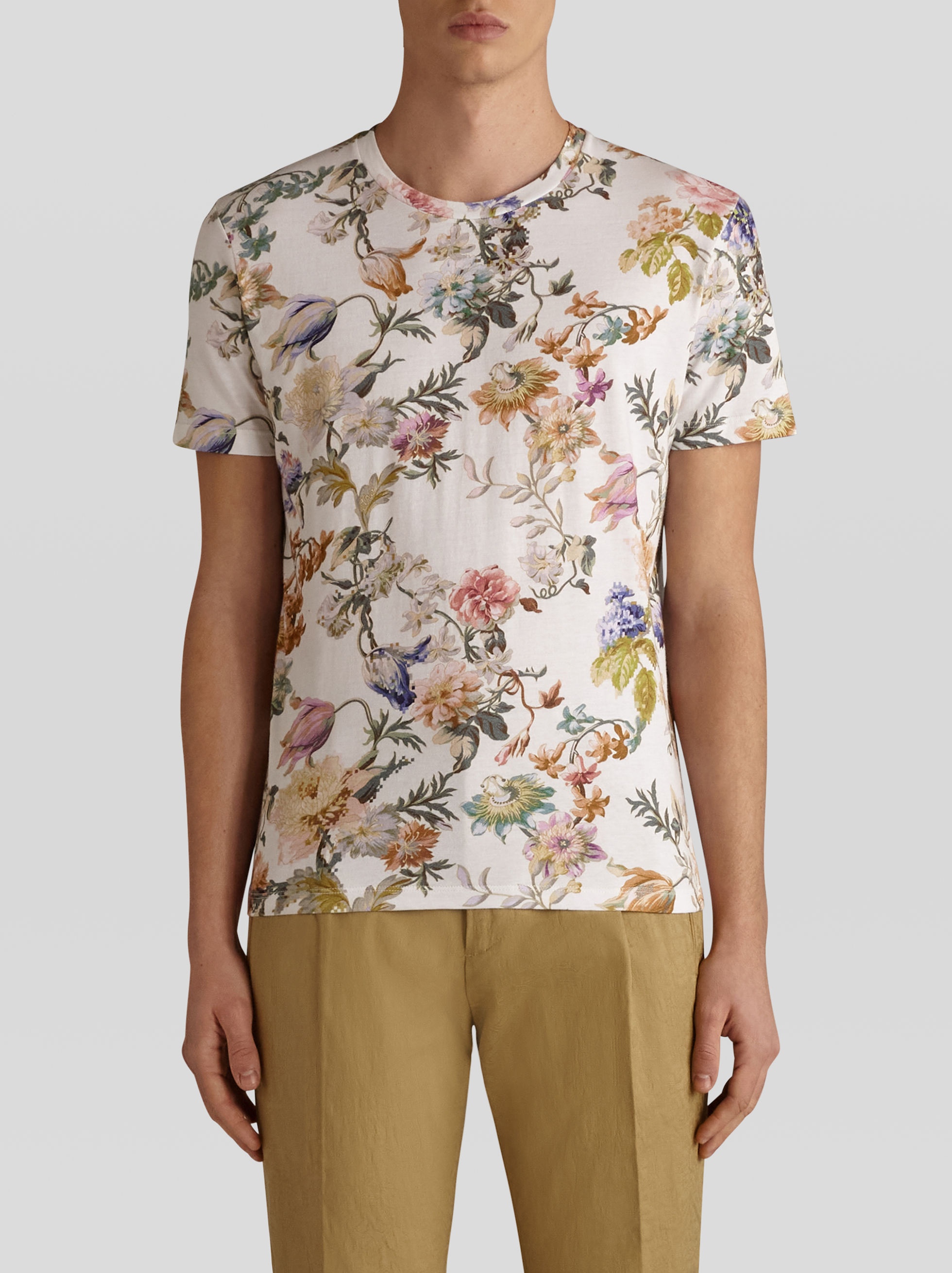 FLORAL COTTON T-SHIRT - 2