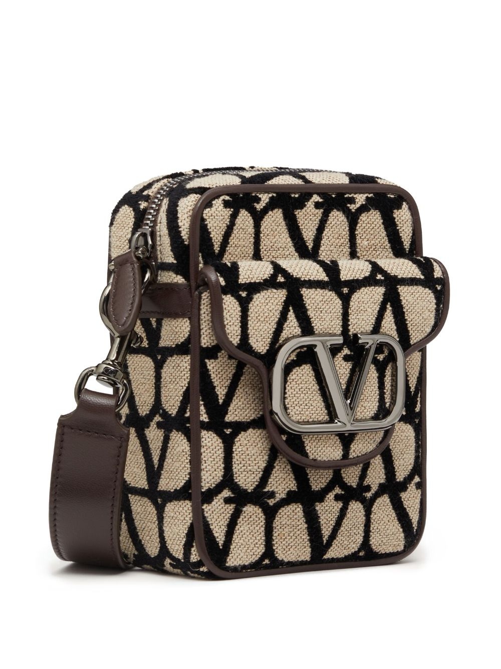 VLogo logo-plaque messenger bag - 3