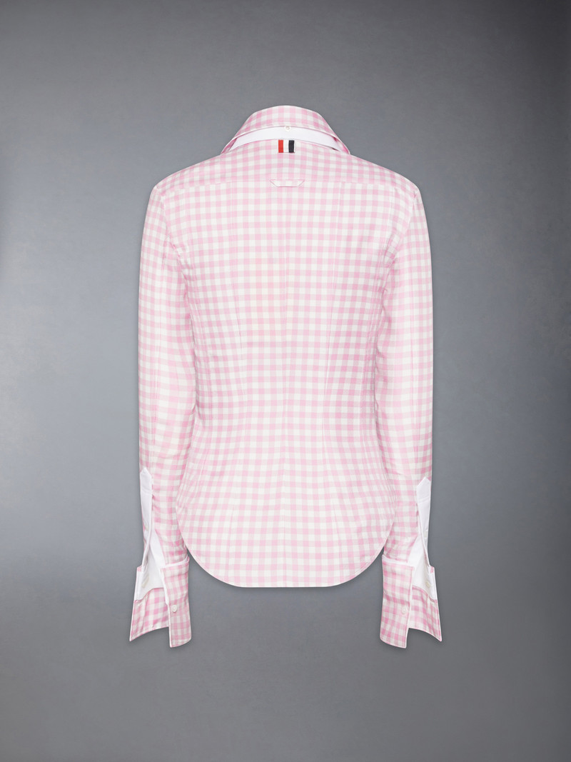 SILK TWILL GINGHAM SHIRT 8