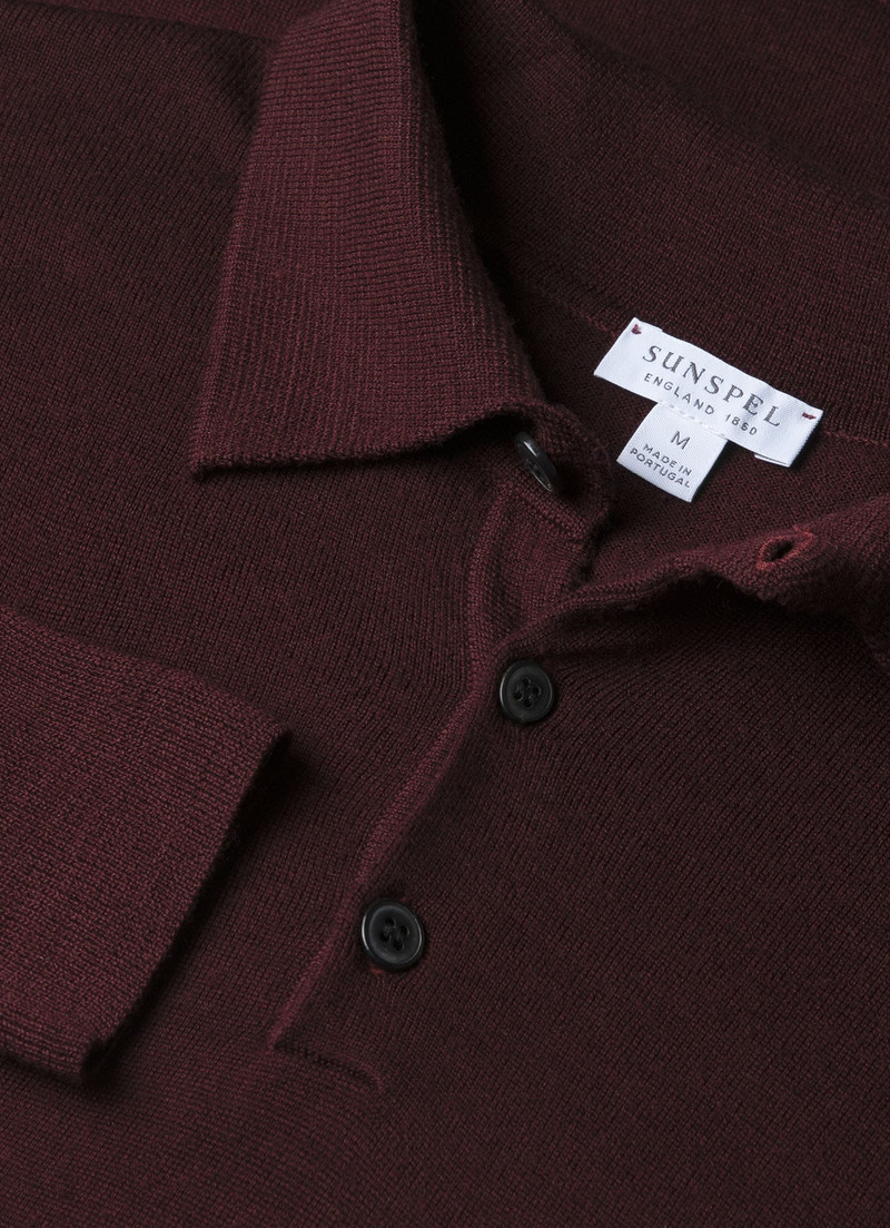 Fine Merino Wool Polo Shirt 4