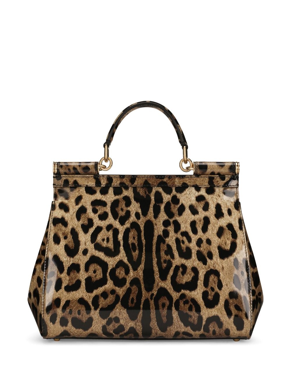 medium Sicily leopard-print shoulder bag - 3