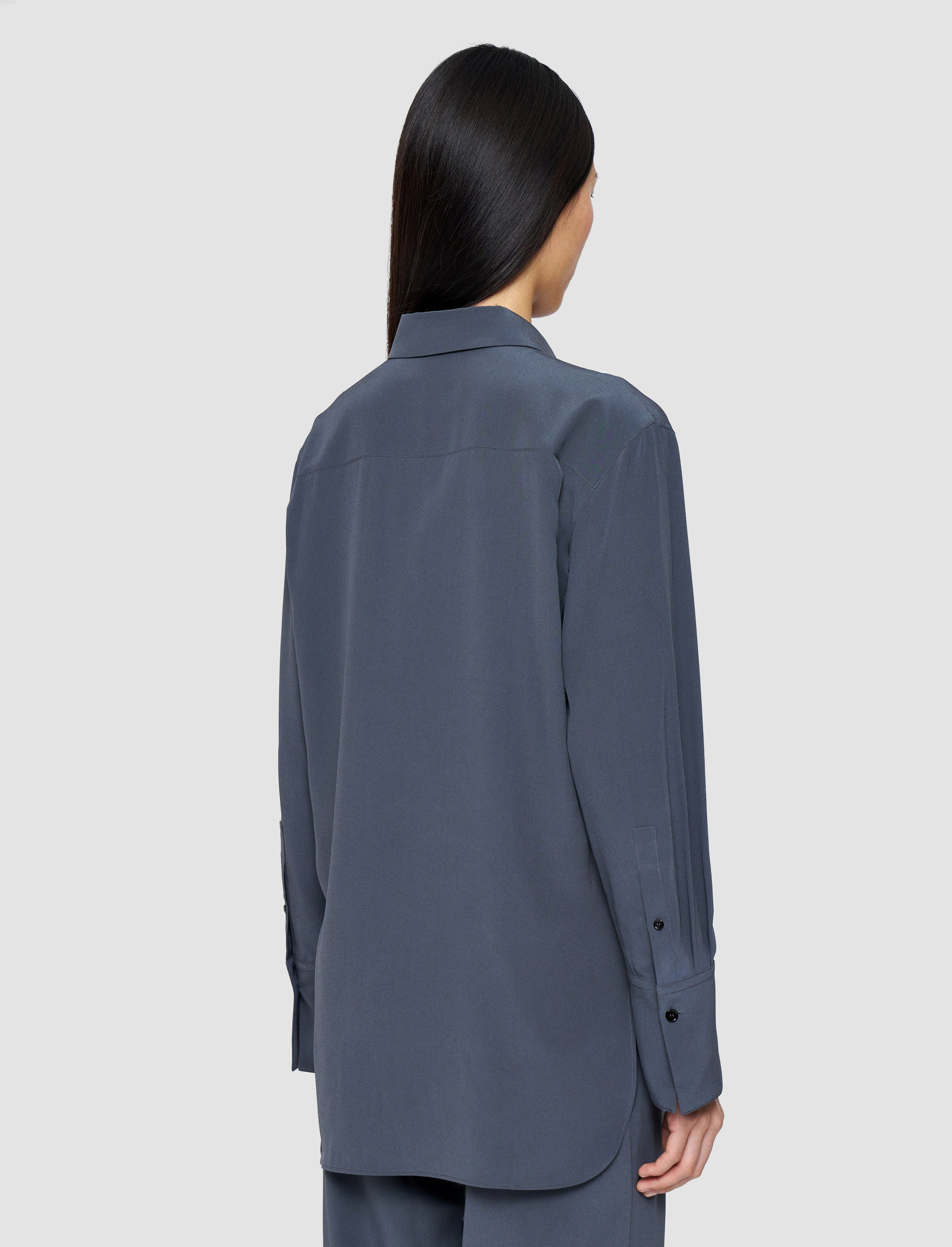 Joe Crepe de Chine Silk Blouse - 3