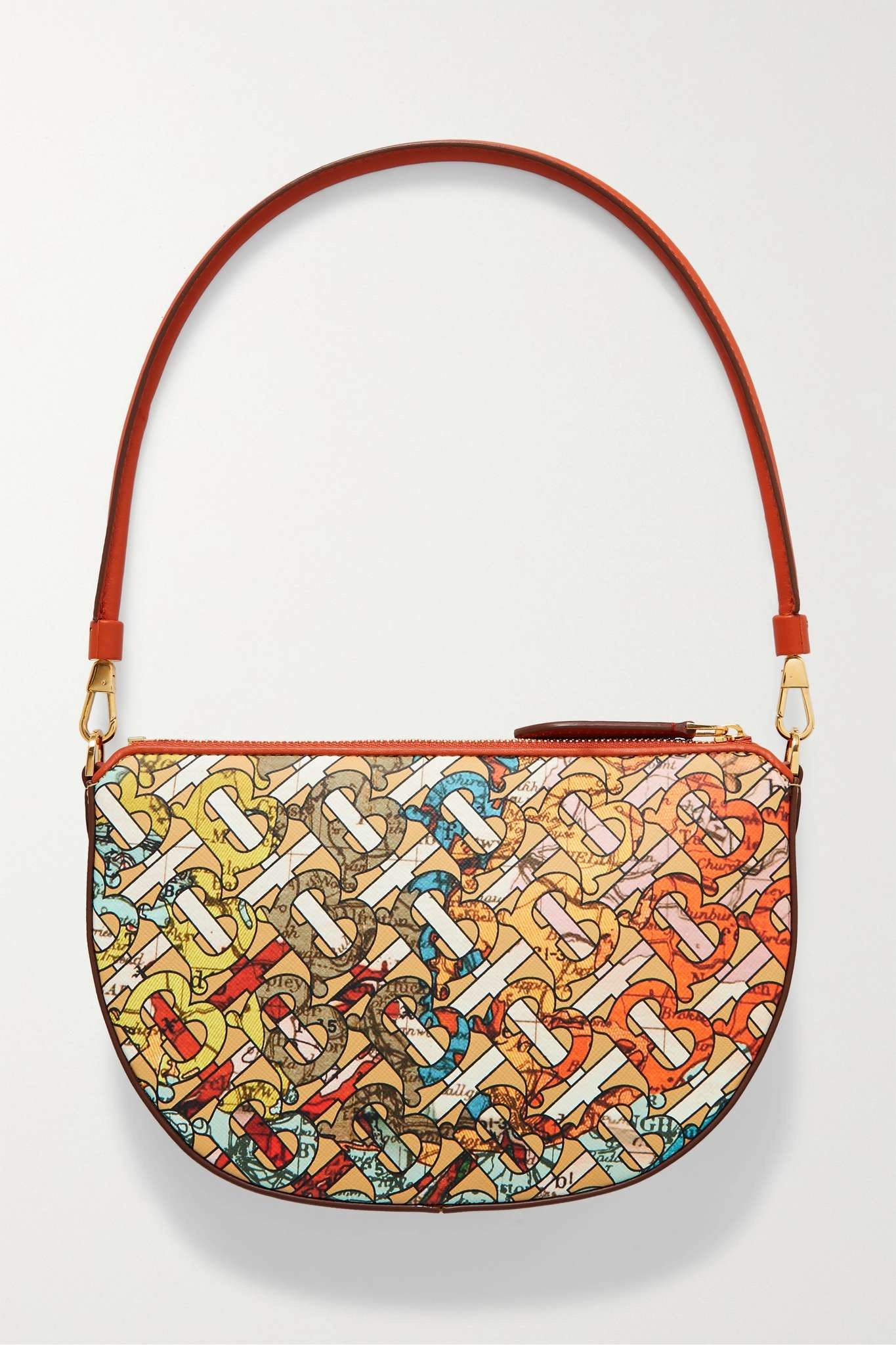 Olympia printed leather shoulder bag - 3