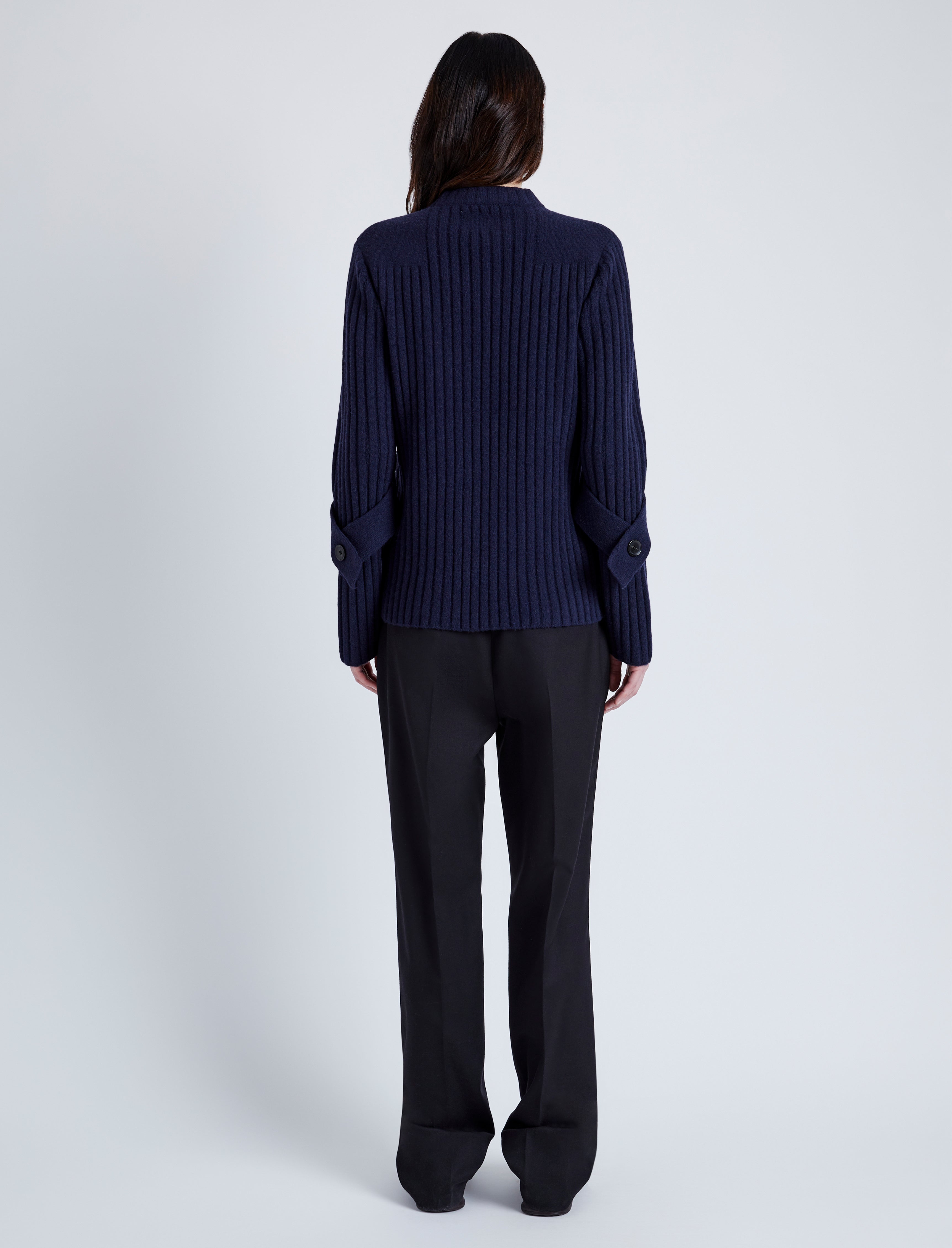 Verona Sweater in Midweight Cashmere Rib - 5