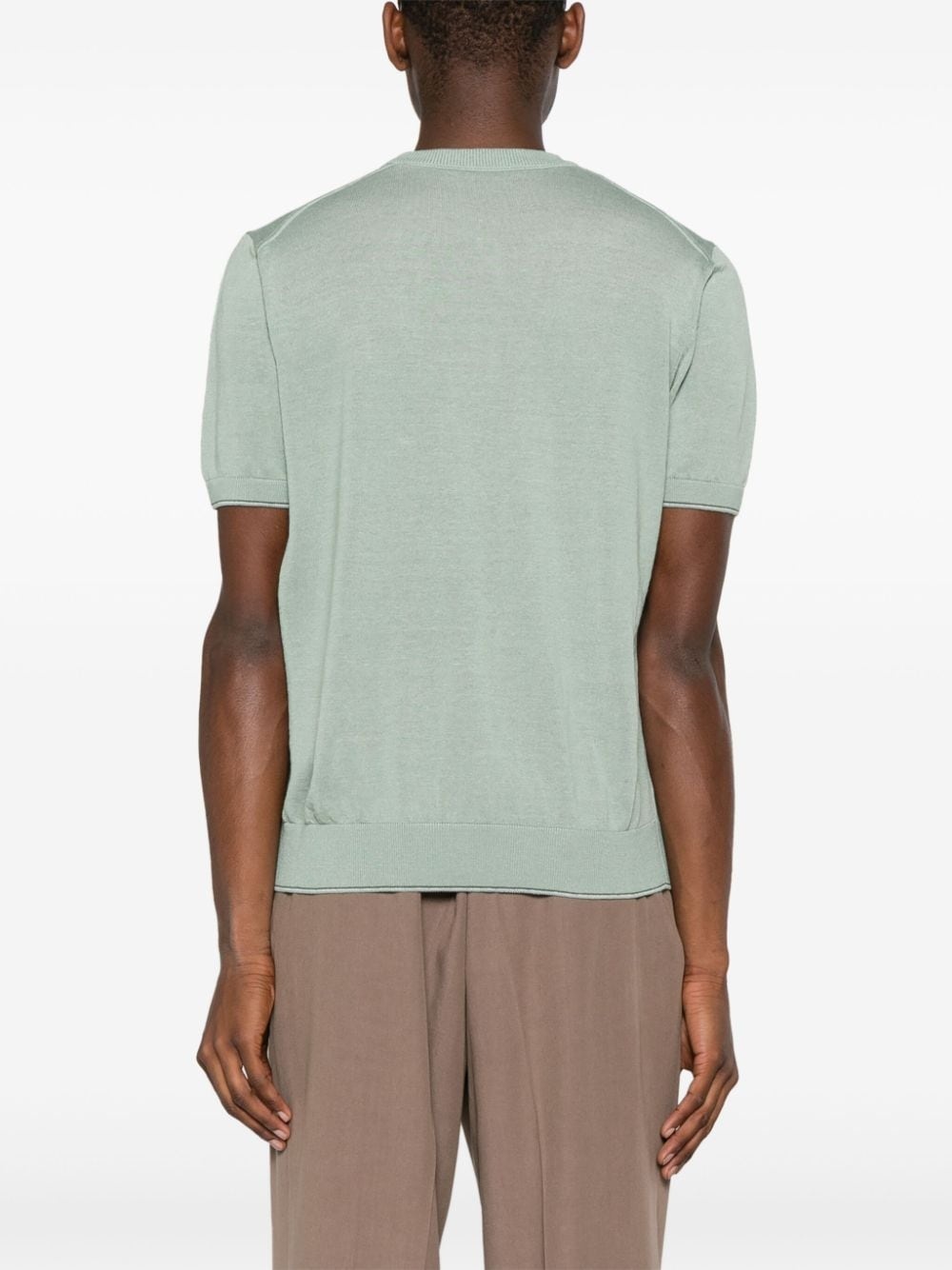 Tramonte fine-knit T-shirt - 4