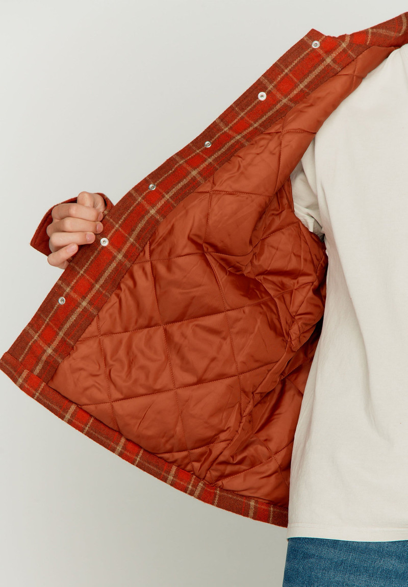 HEAVY WEIGHT PLAID OVERSHIRT 5