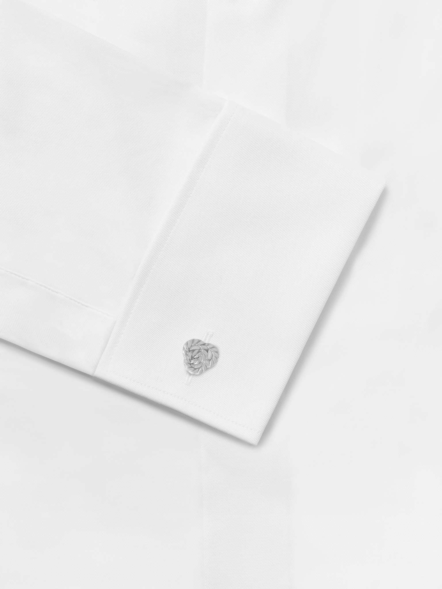 Rhodium-Plated Cufflinks - 2