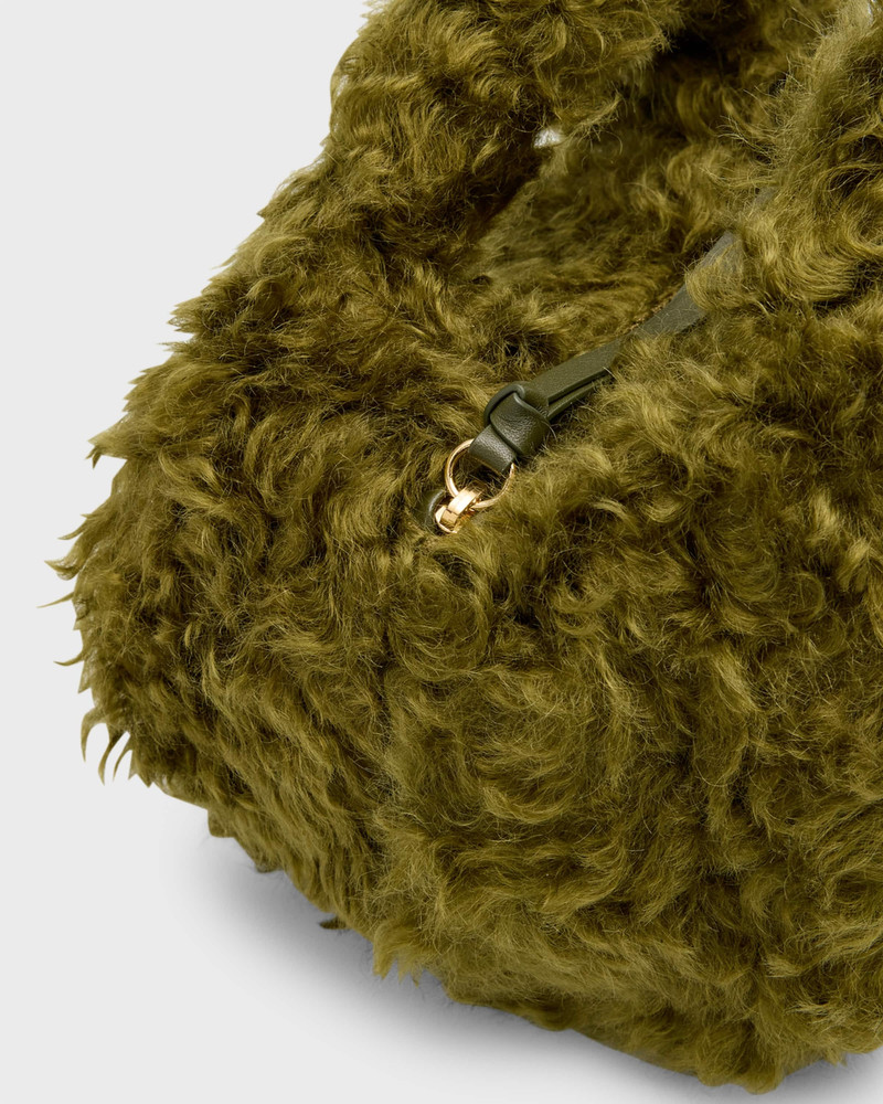 Twister Faux-Fur Top-Handle Bag 5