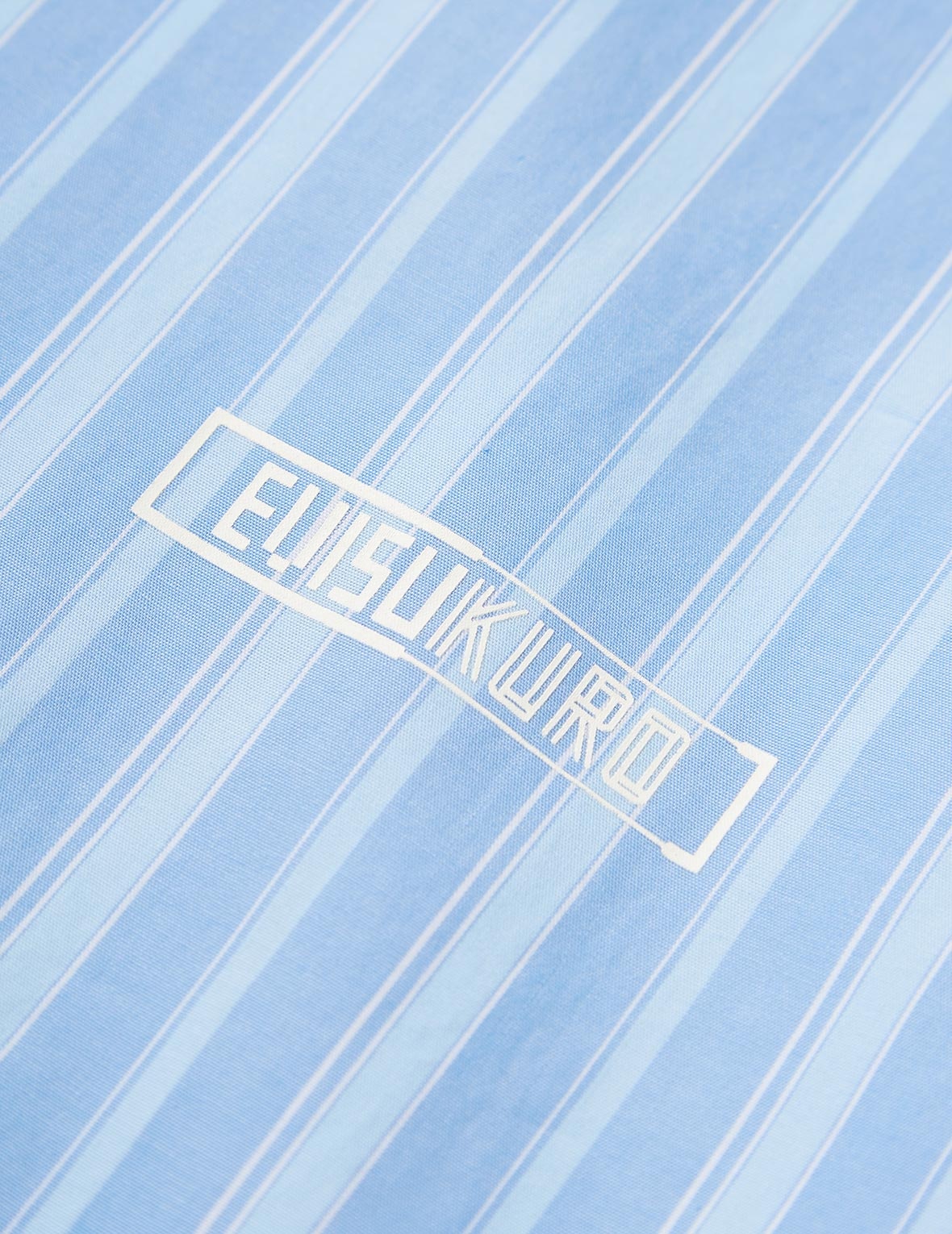 Drape Collar Pinstripe Shirt - 10