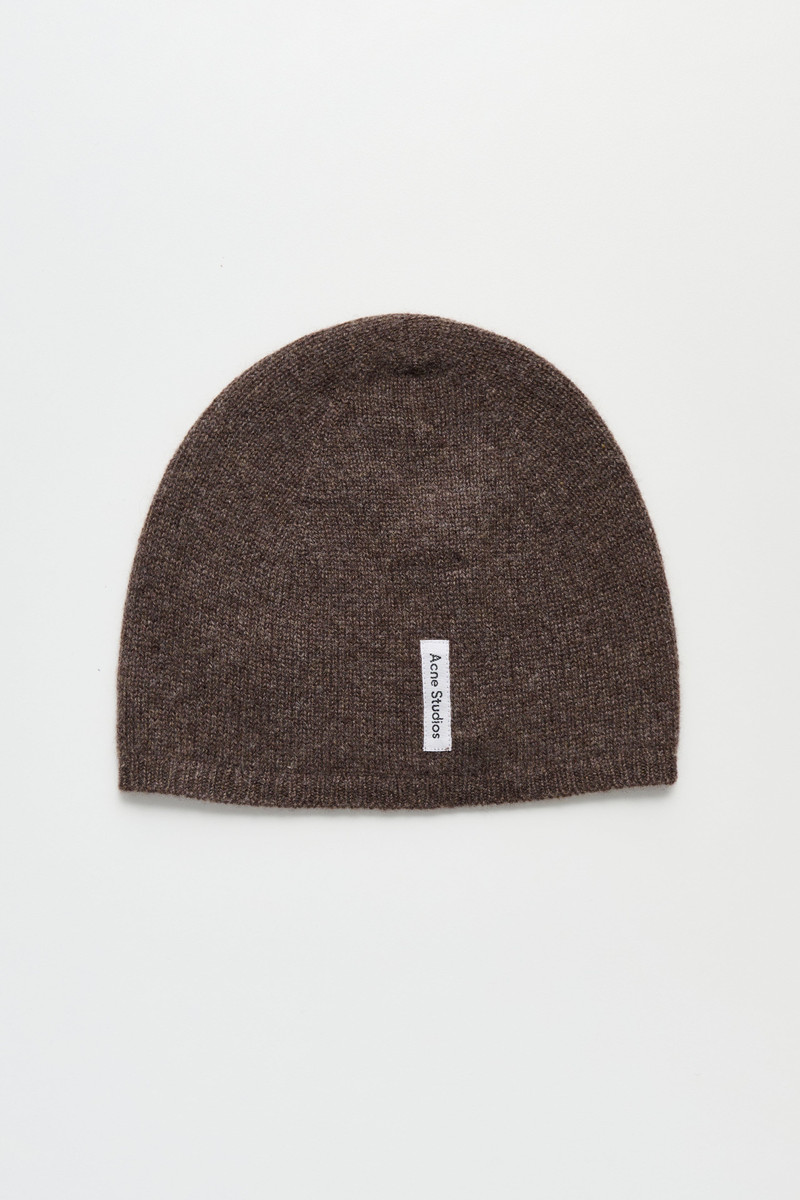 Acne Studios ACNE STUDIOS BEANIE HAT WALNUT BROWN outlook