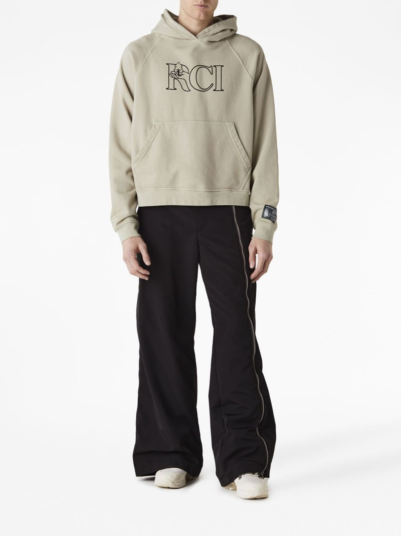 REESE COOPER® Vine-print cotton hoodie outlook