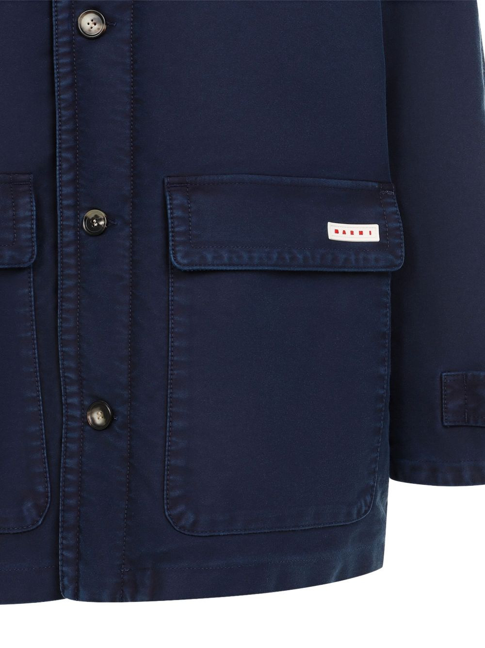 logo tag jacket - 4