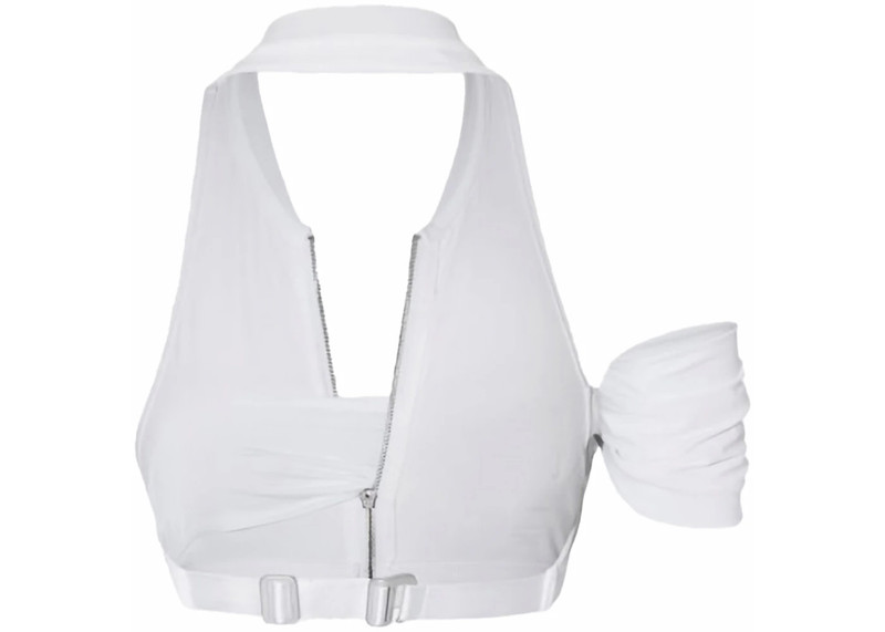 JACQUEMUS Jacquemus x Nike Le Haut Drape Top White outlook