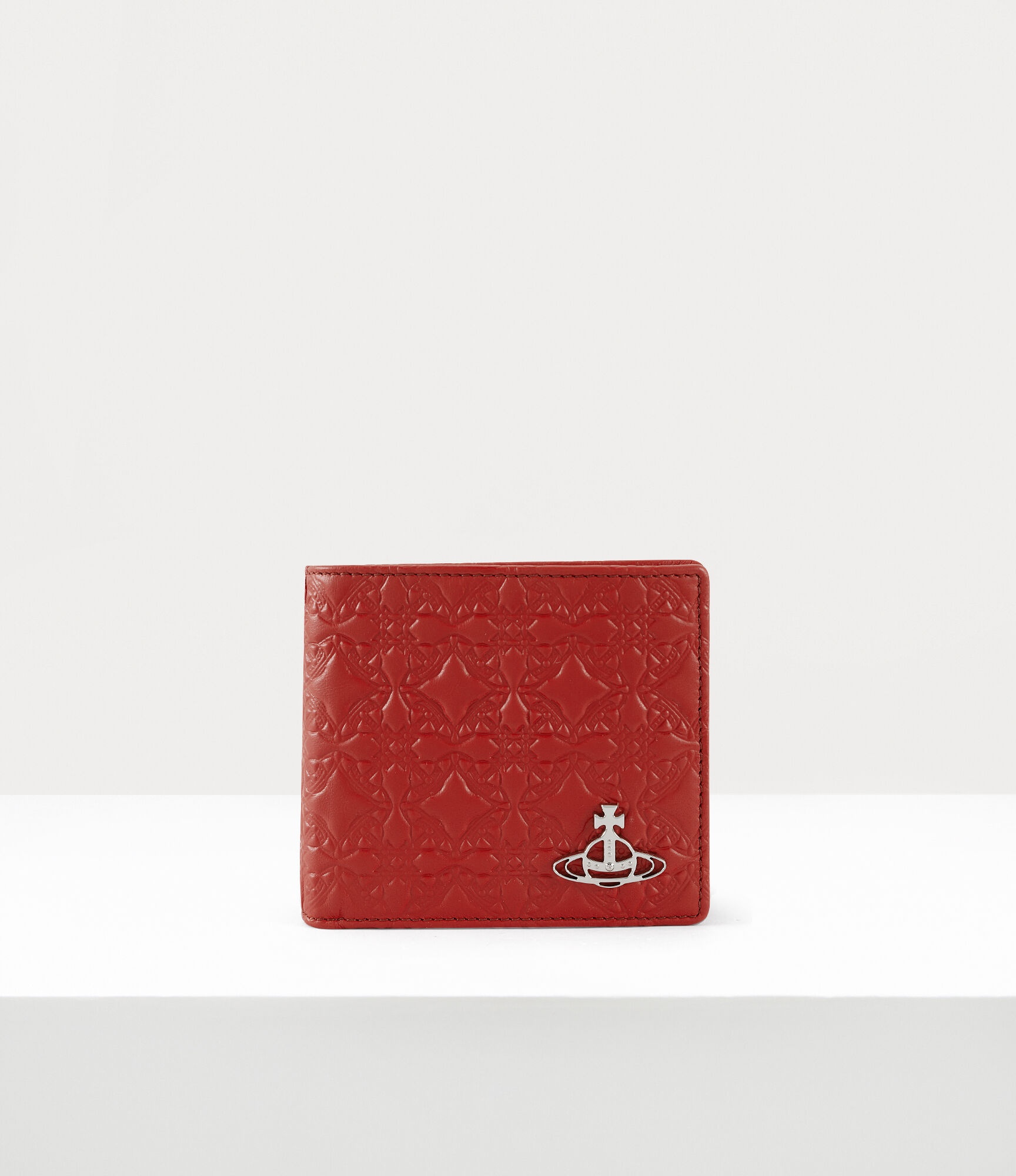 EMBOSSED MAN WALLET WITH COIN POCKET - 1