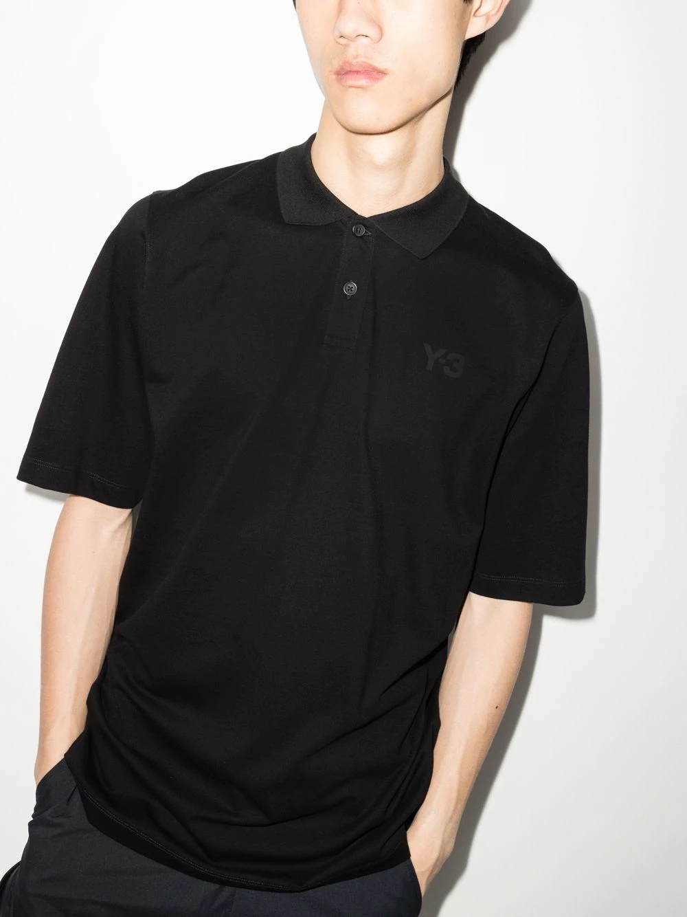 logo print polo shirt - 2