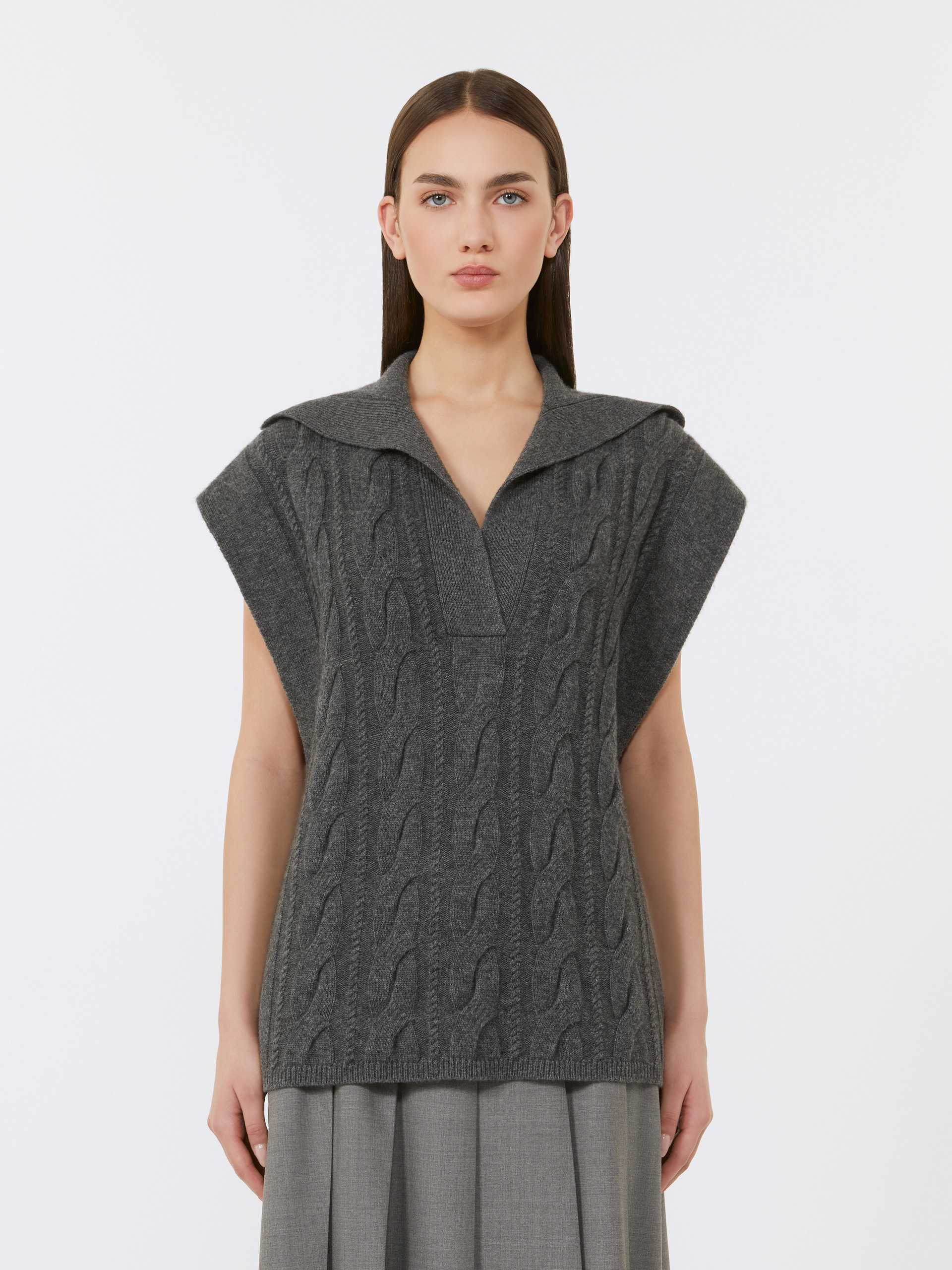 TIRSI Wool and cashmere gilet - 3
