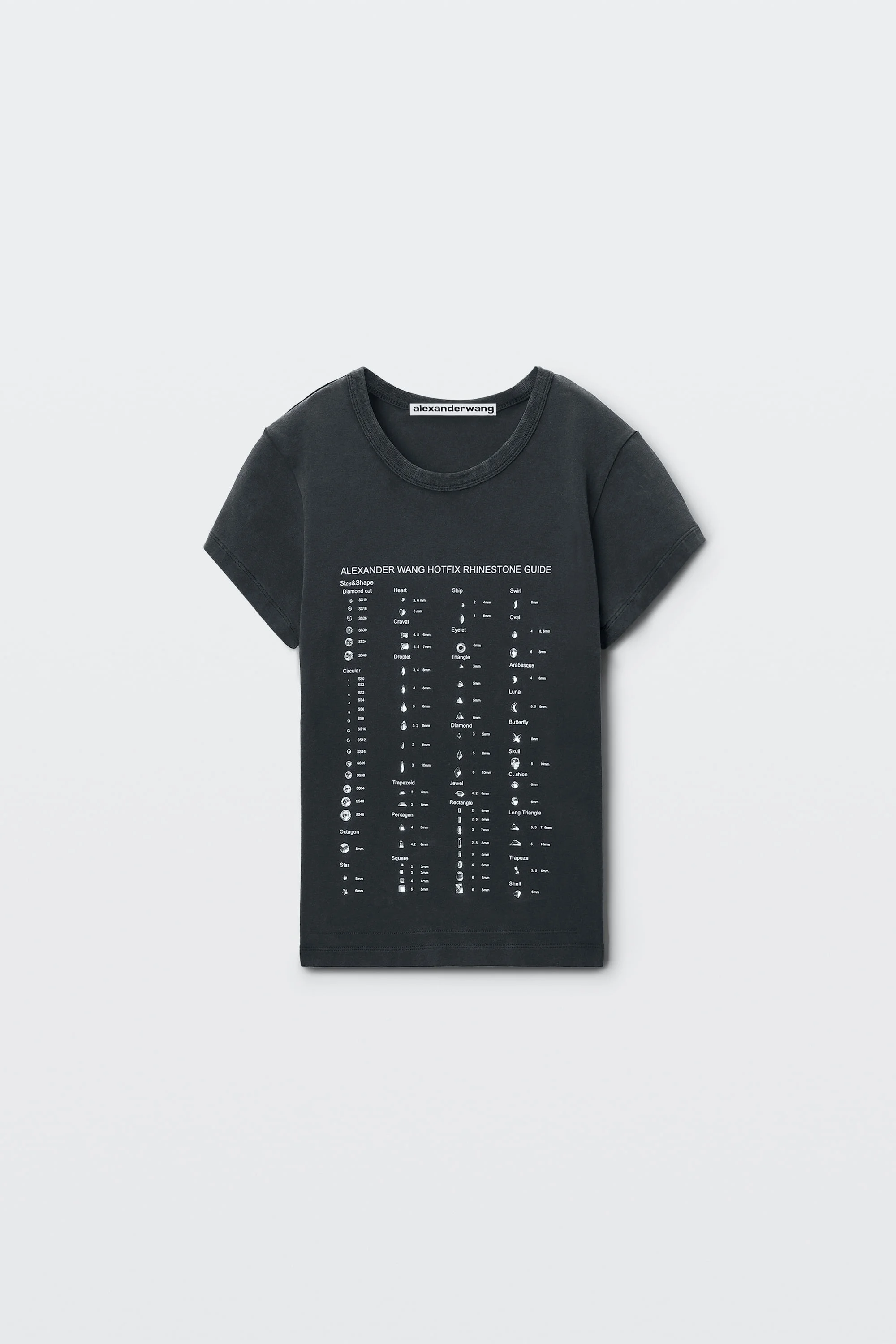 CRYSTAL GRAPHIC FITTED TEE - 1