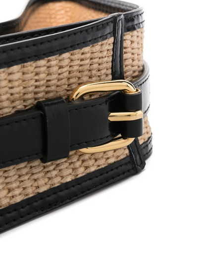 Marni two-tone raffia belt outlook