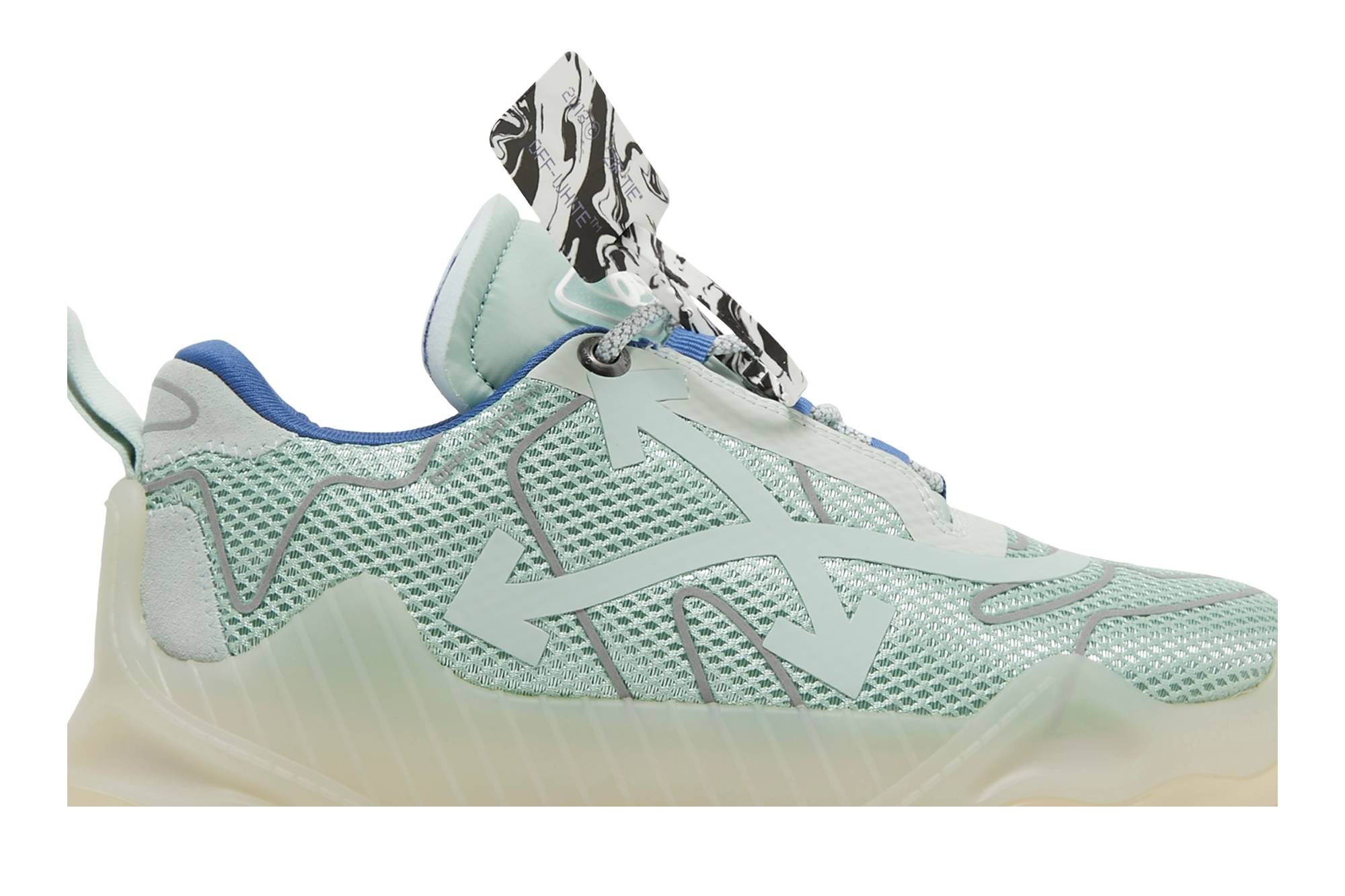 Off-White ODSY-1000 'Transparent Sole - Mint Silver' - 2