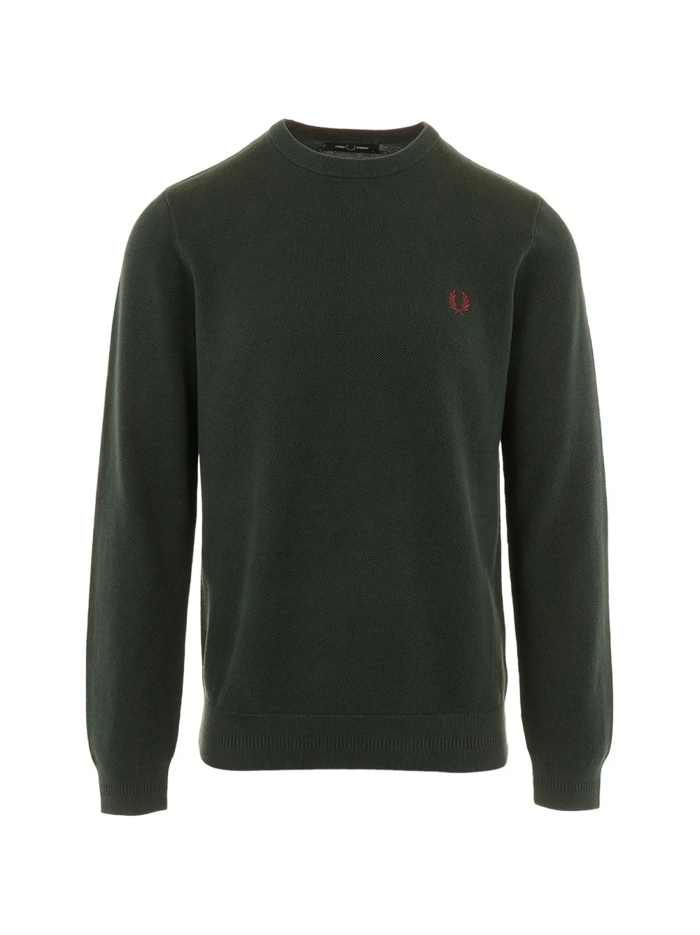 embroidered crew-neck sweater - 1