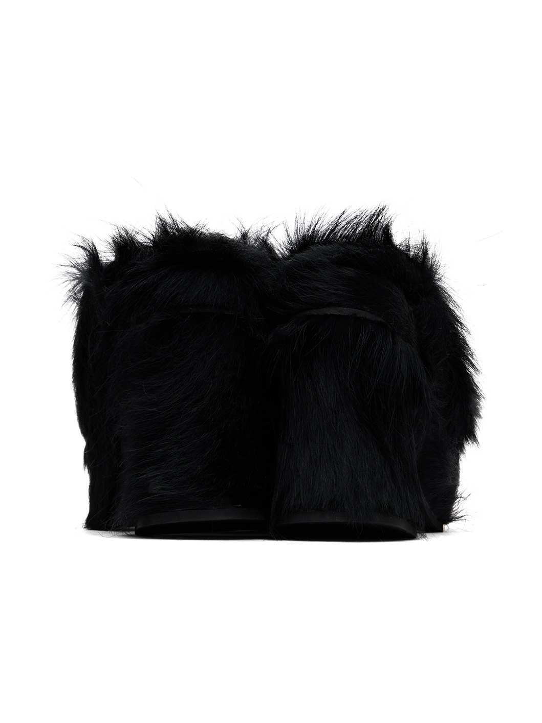 【関税込み】Eckhaus Latta ブラック Frame ミュール ECKHAUS LATTA Black Platform Mules | ssense | REVERSIBLE