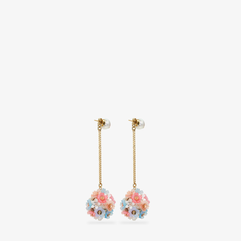 Daisy Pearl Drops
Gold Finish Metal Earrings with Daisies & Pearls 4