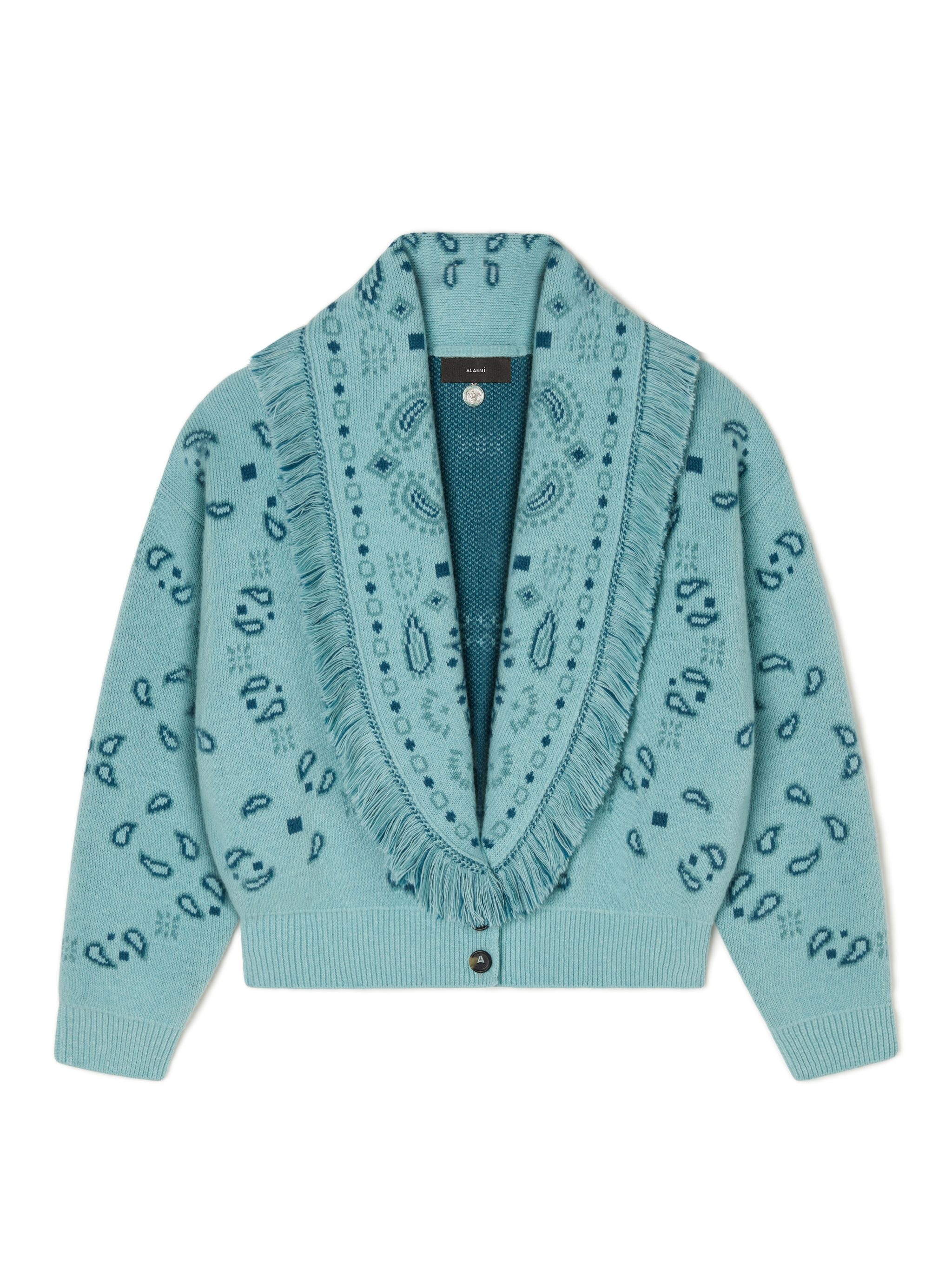 Bandana Jacquard Cardi-Bomber - 1